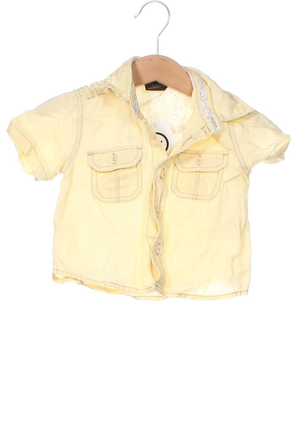 Kinderhemd Next, Größe 3-6m/ 62-68 cm, Farbe Gelb, Preis 5,73 €