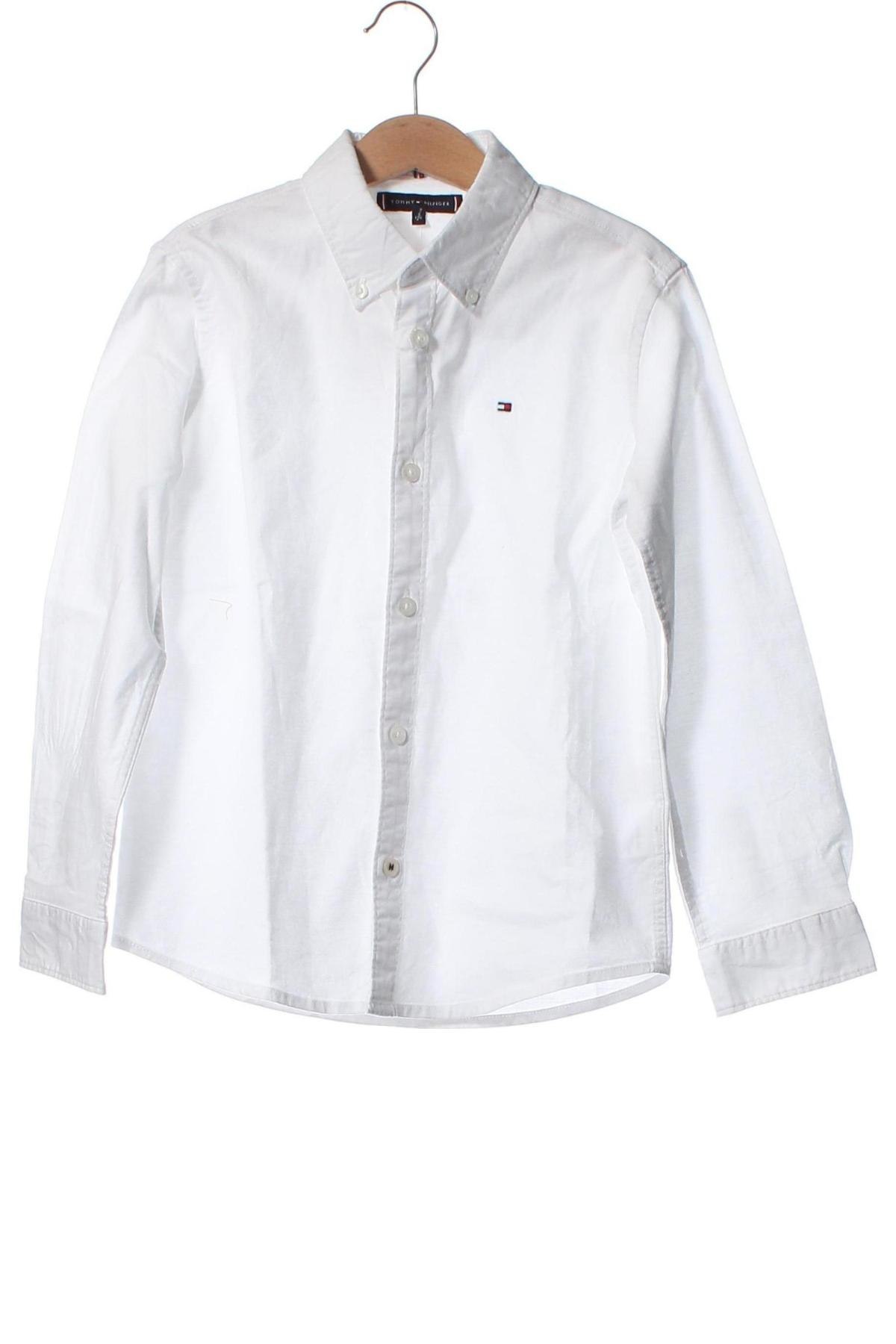 Dziecięca koszula Tommy Hilfiger, Rozmiar 7-8y/ 128-134 cm, Kolor Biały, Cena 255,88 zł