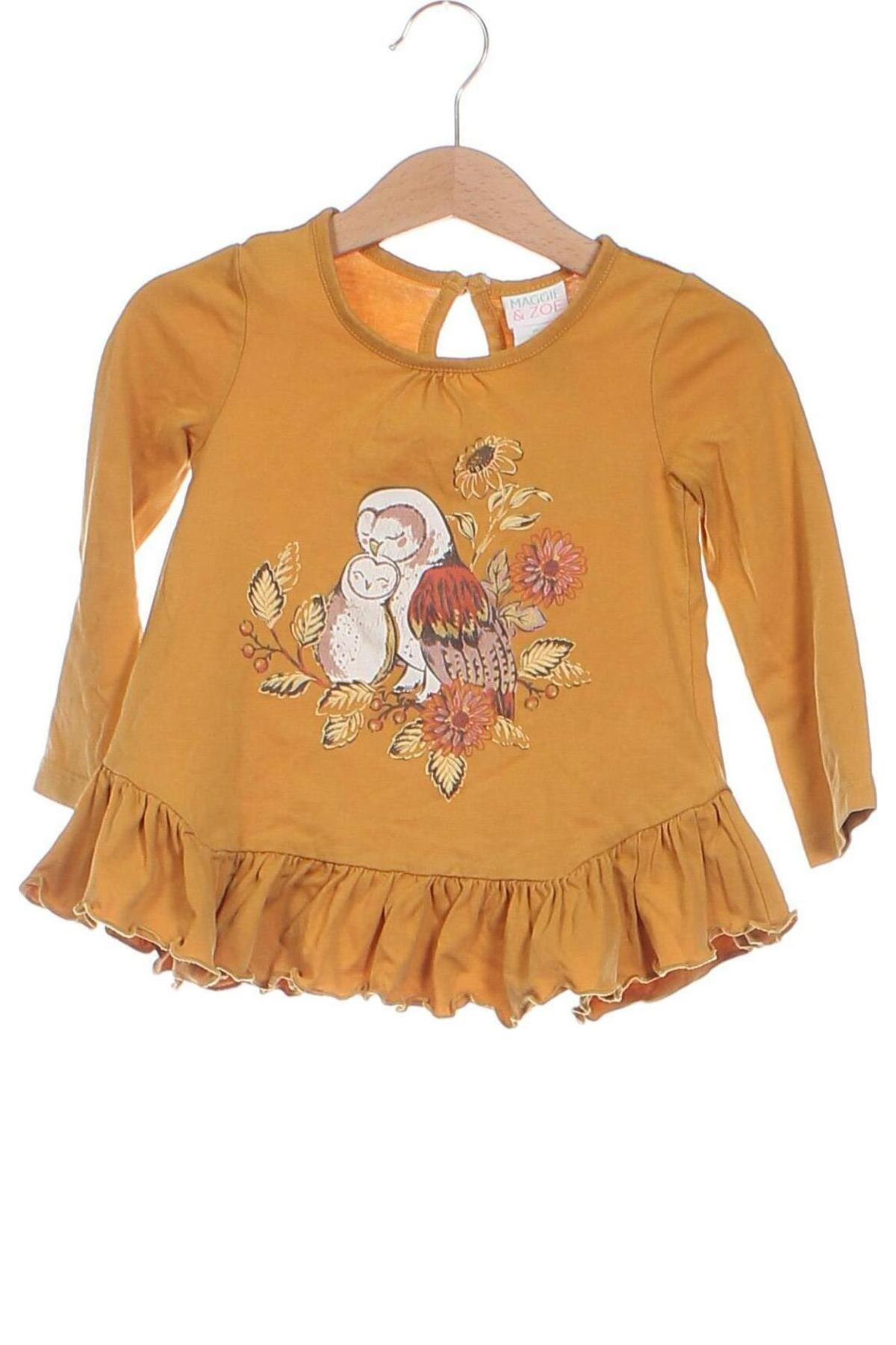 Kinderkleid, Größe 12-18m/ 80-86 cm, Farbe Gelb, Preis 6,02 €
