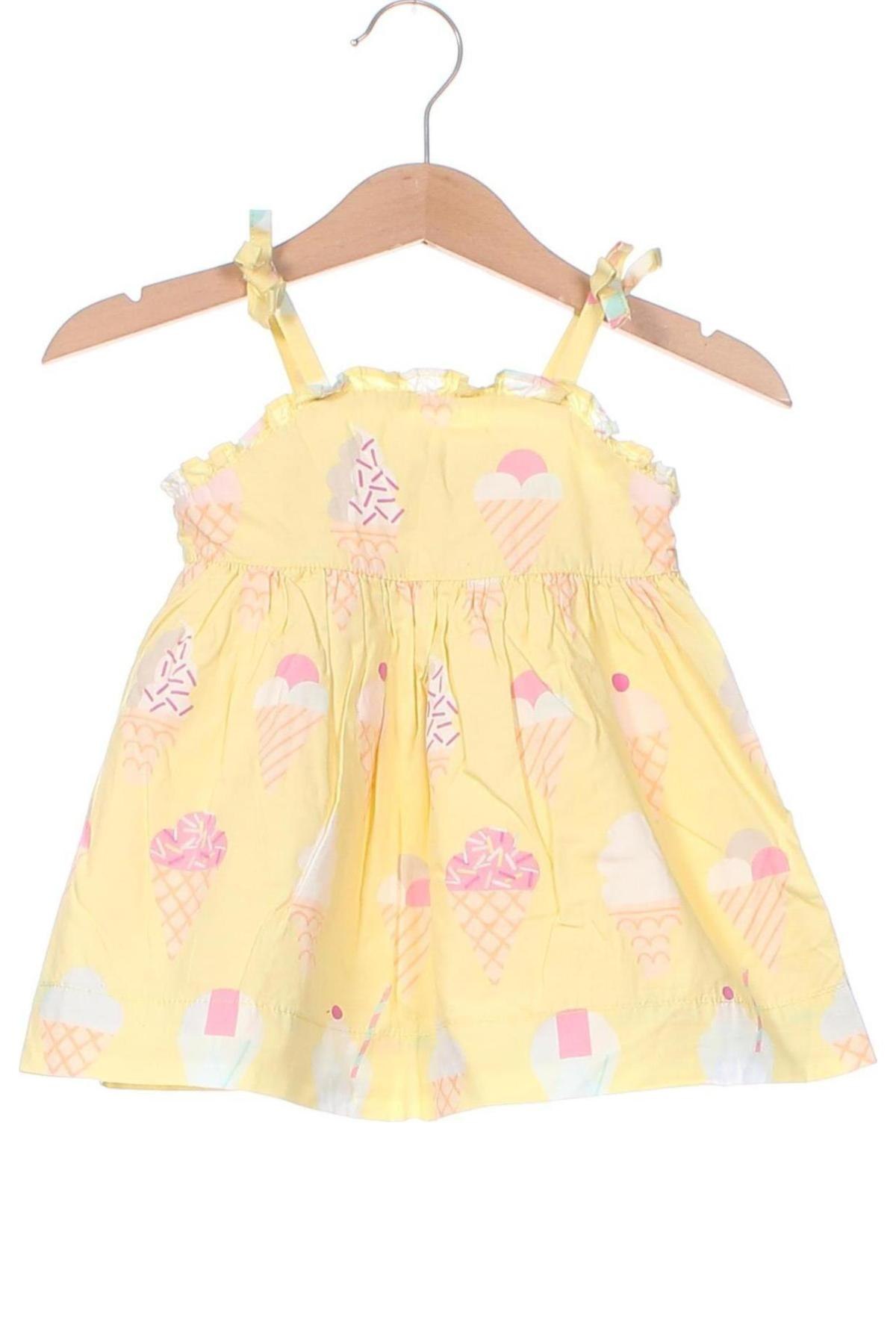 Dziecięca sukienka Gap Baby, Rozmiar 3-6m/ 62-68 cm, Kolor Żółty, Cena 26,97 zł