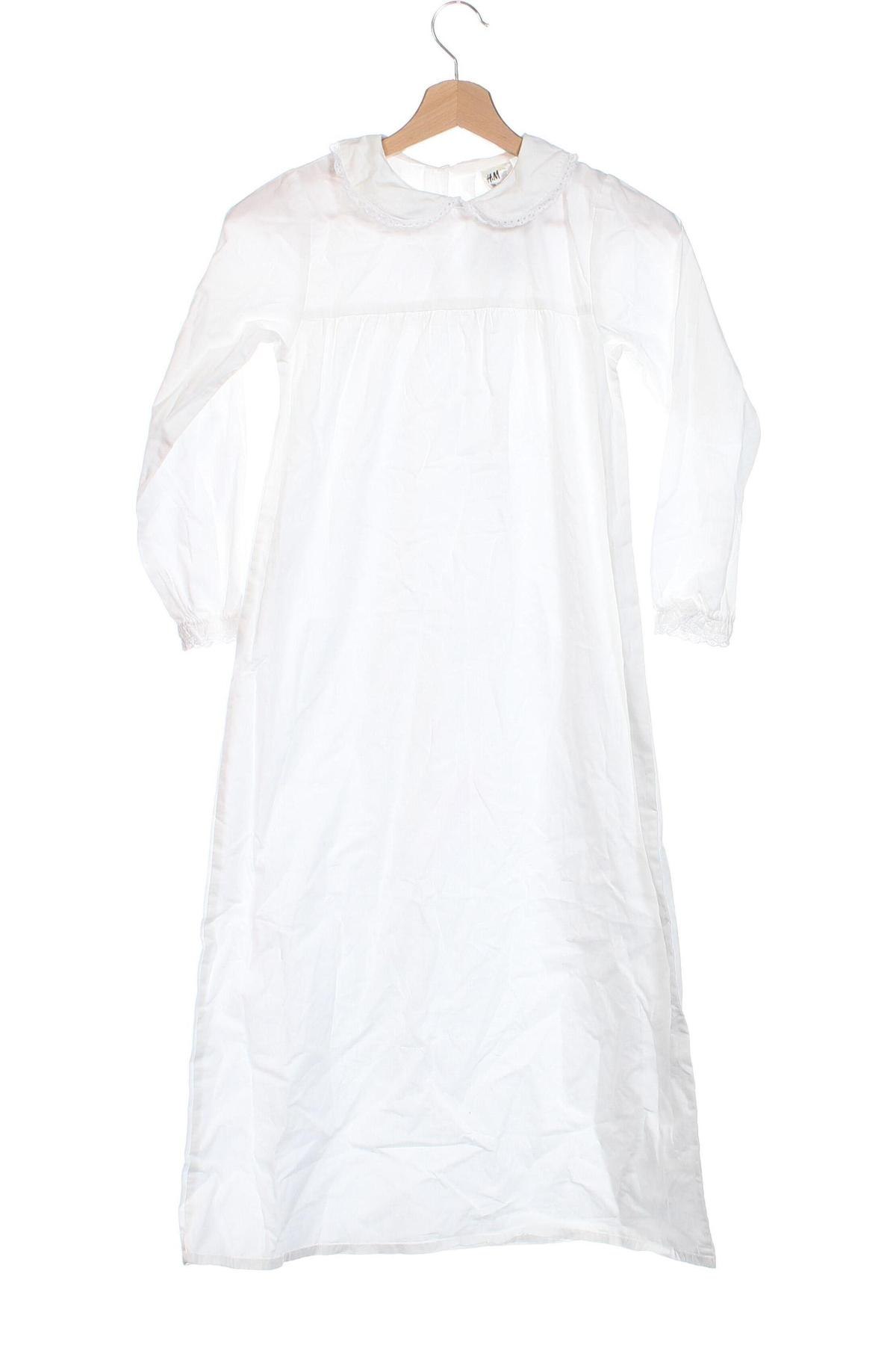 Dětské šaty  H&M, Velikost 6-7y/ 122-128 cm, Barva Bílá, Cena  132,00 Kč