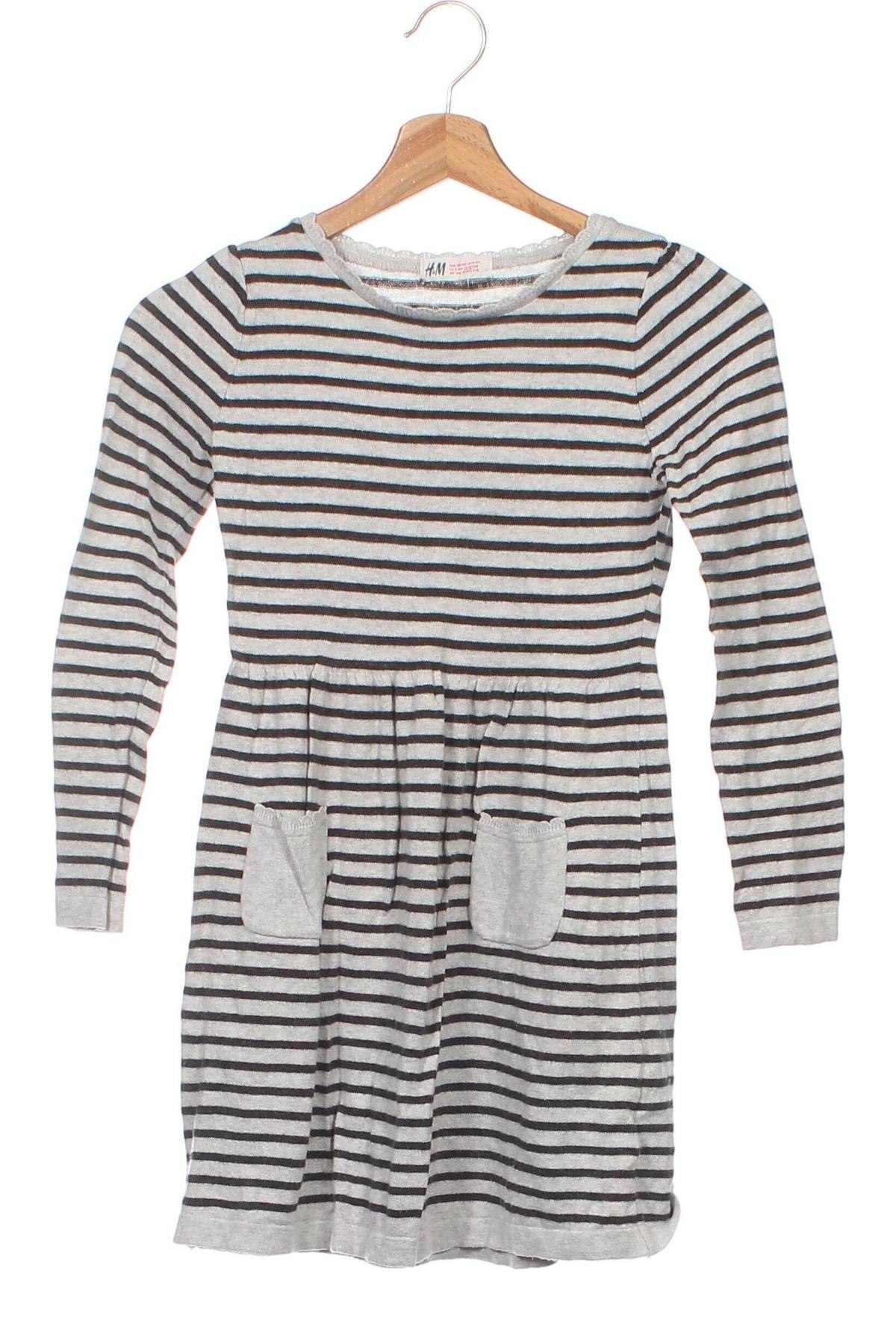 Kinderkleid H&M, Größe 8-9y/ 134-140 cm, Farbe Grau, Preis € 7,24