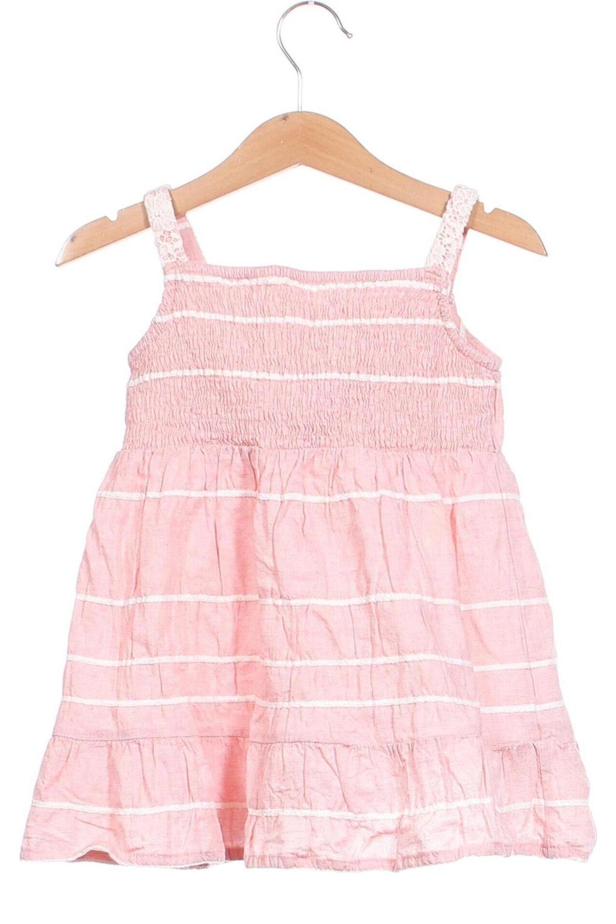 Детска рокля LC Waikiki, Размер 12-18m/ 80-86 см, Цвят Розов, Цена 26,66 лв.