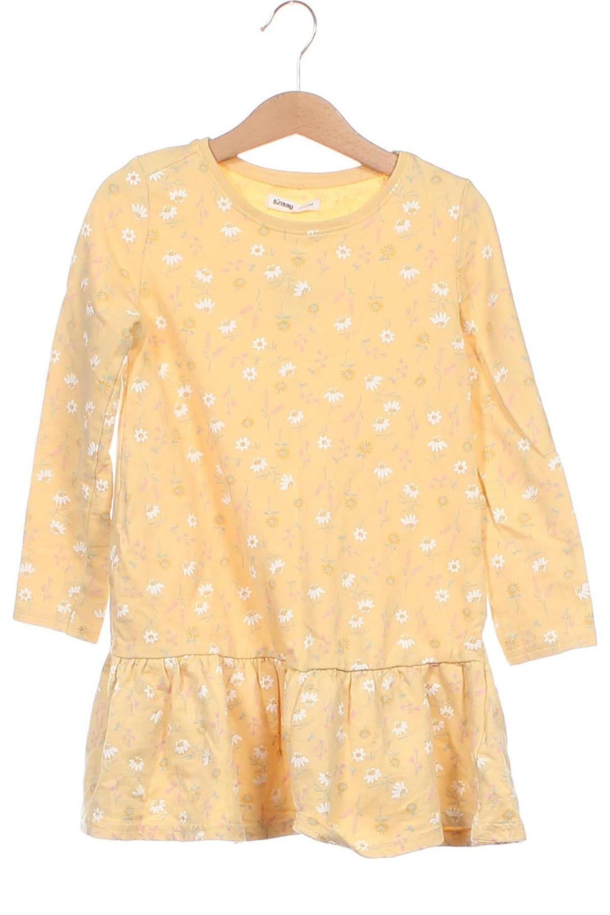 Kinderkleid Sinsay, Größe 4-5y/ 110-116 cm, Farbe Gelb, Preis € 4,44