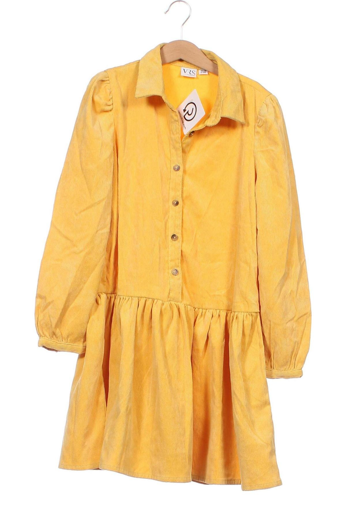 Παιδικό φόρεμα VRS, Μέγεθος 8-9y/ 134-140 εκ., Χρώμα Κίτρινο, Τιμή 7,14 €