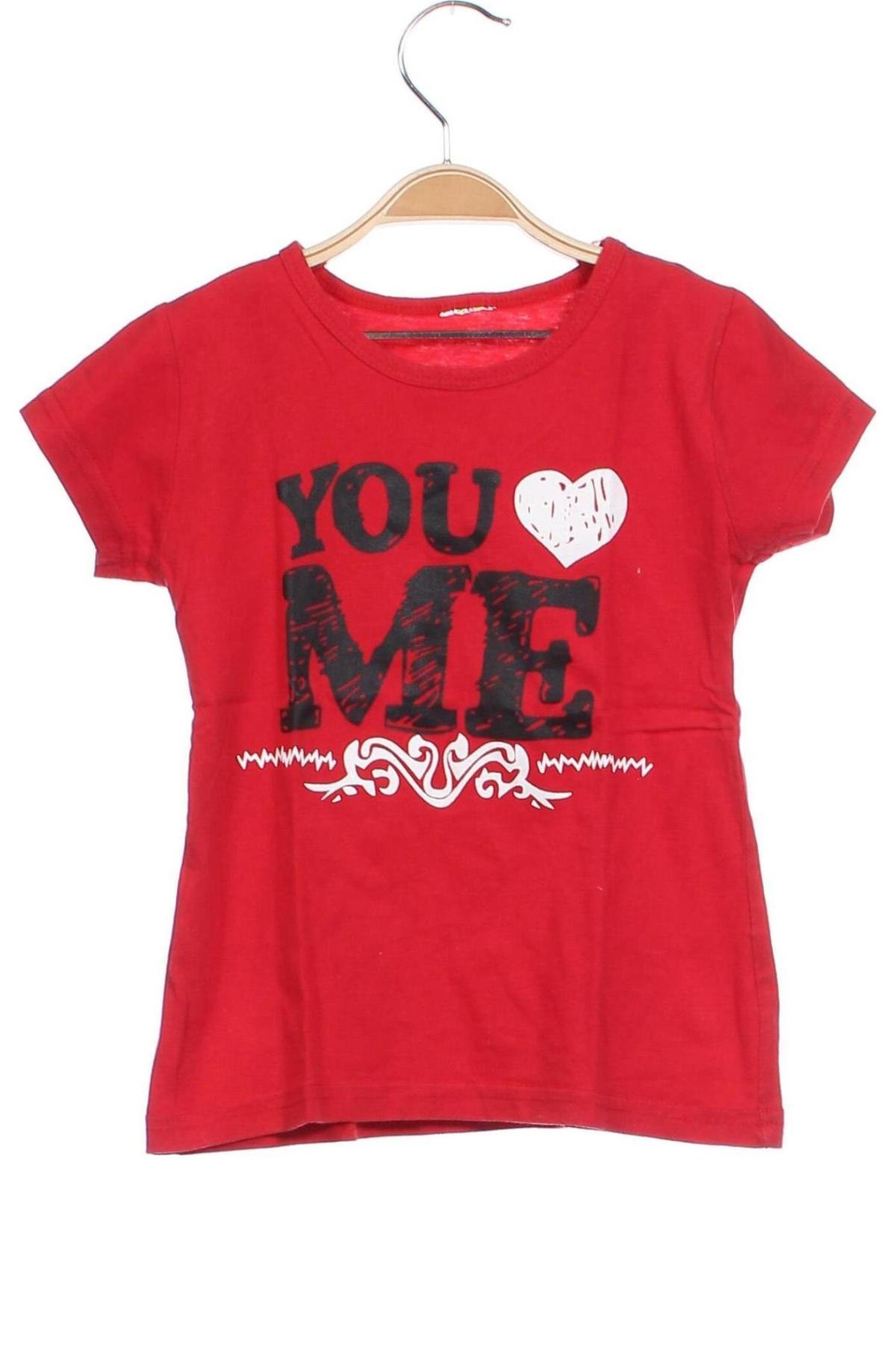 Dziecięcy T-shirt, Rozmiar 3-4y/ 104-110 cm, Kolor Czerwony, Cena 35,86 zł