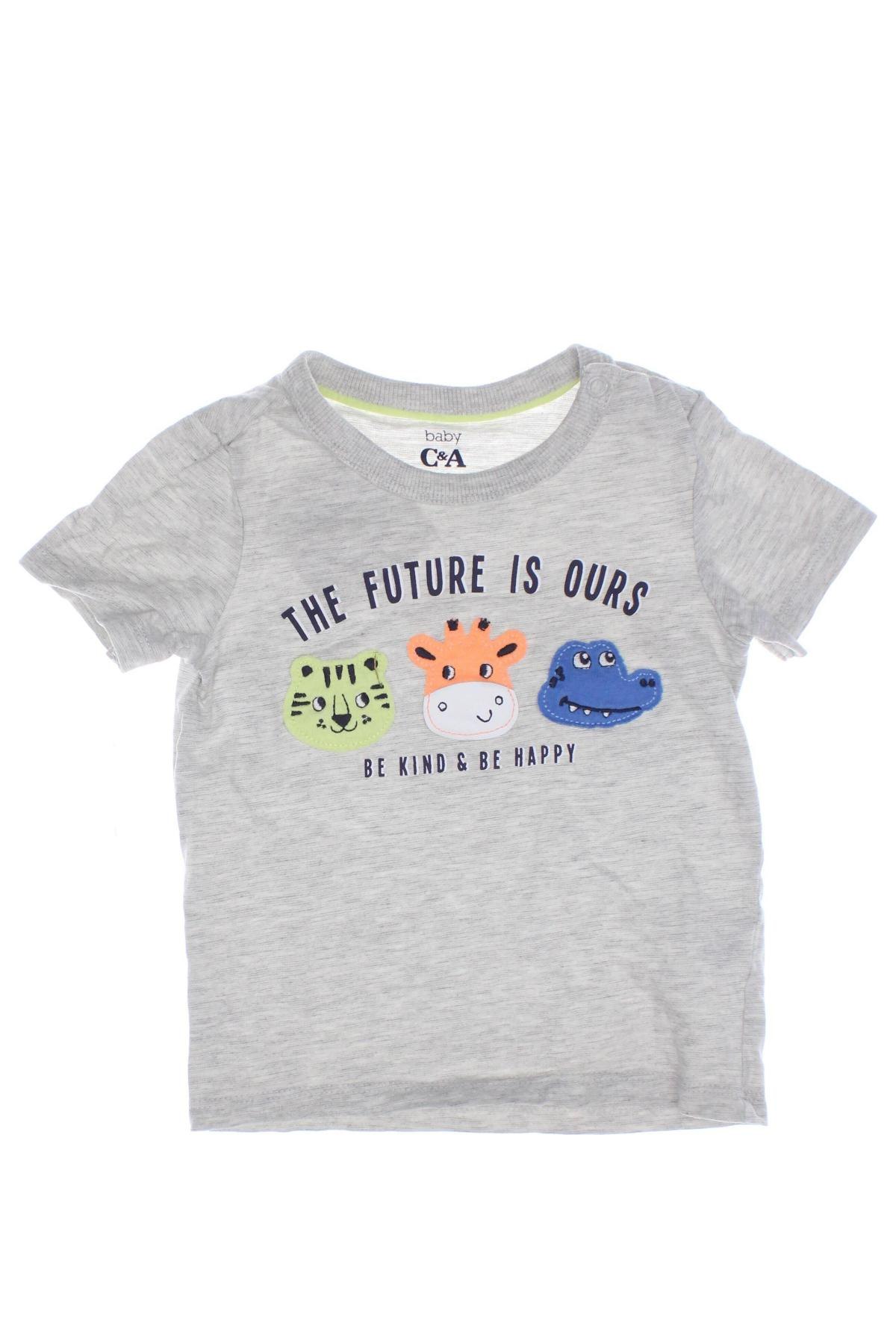 Kinder T-Shirt C&A, Größe 18-24m/ 86-98 cm, Farbe Grau, Preis € 5,50