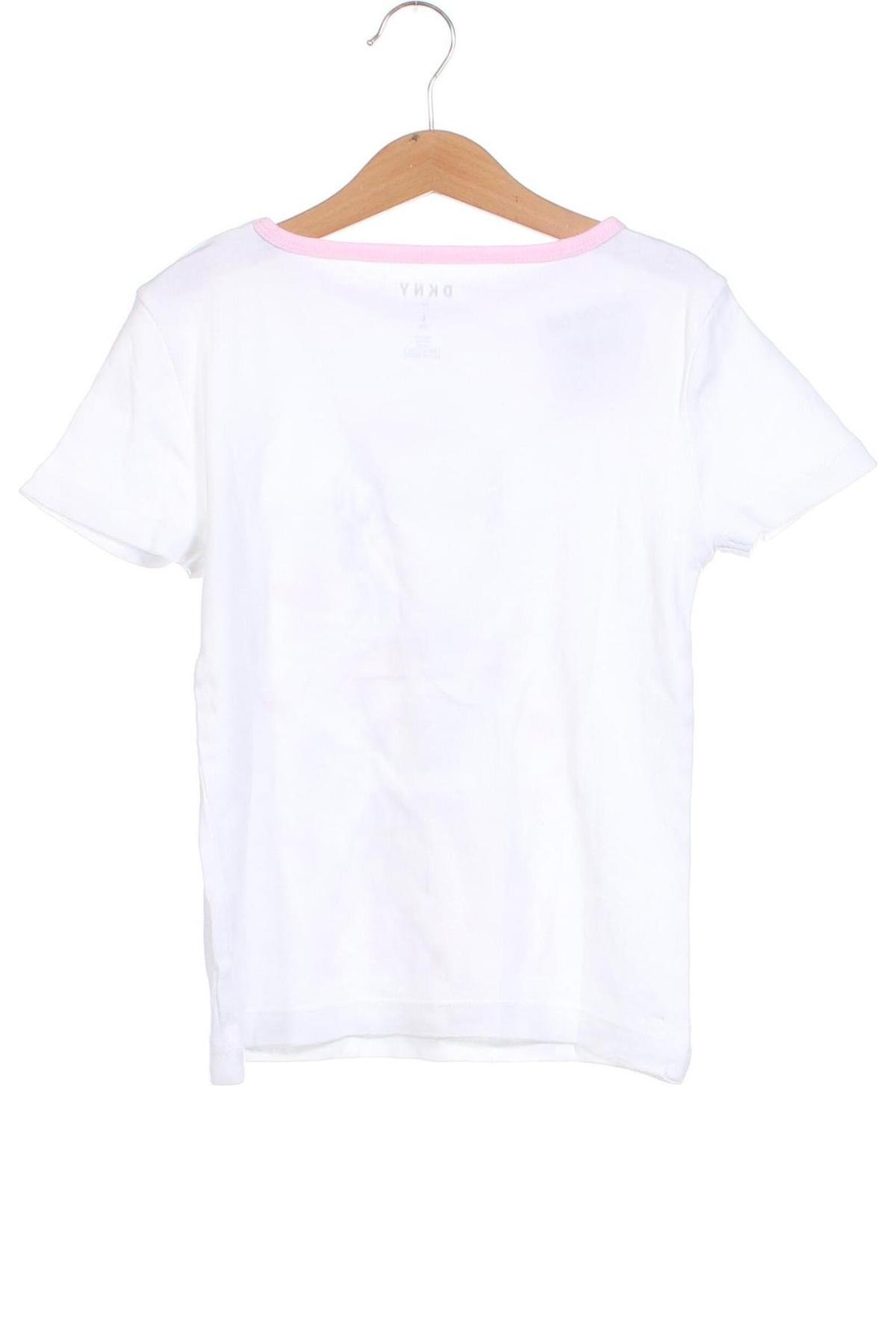Kinder T-Shirt DKNY, Größe 11-12y/ 152-158 cm, Farbe Weiß, Preis € 9,00