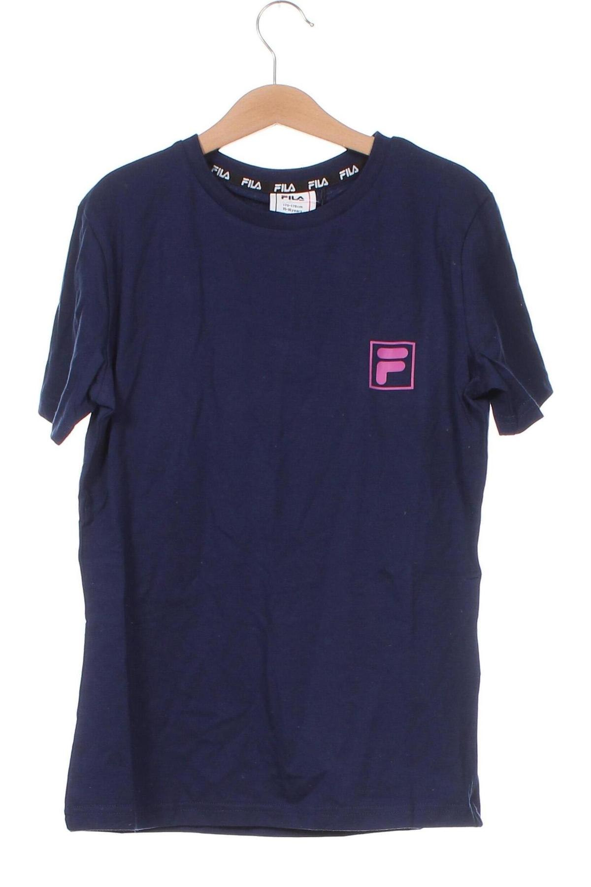 Детска тениска FILA, Размер 15-18y/ 170-176 см, Цвят Син, Цена 17,85 лв.