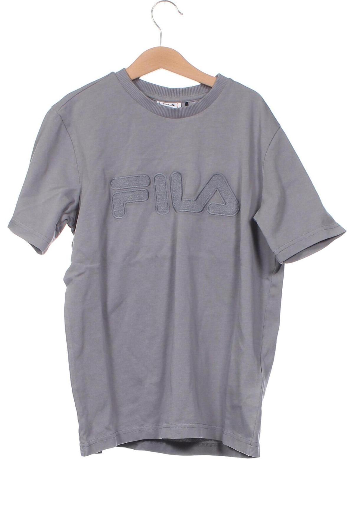 Детска тениска FILA, Размер 10-11y/ 146-152 см, Цвят Сив, Цена 51,00 лв.