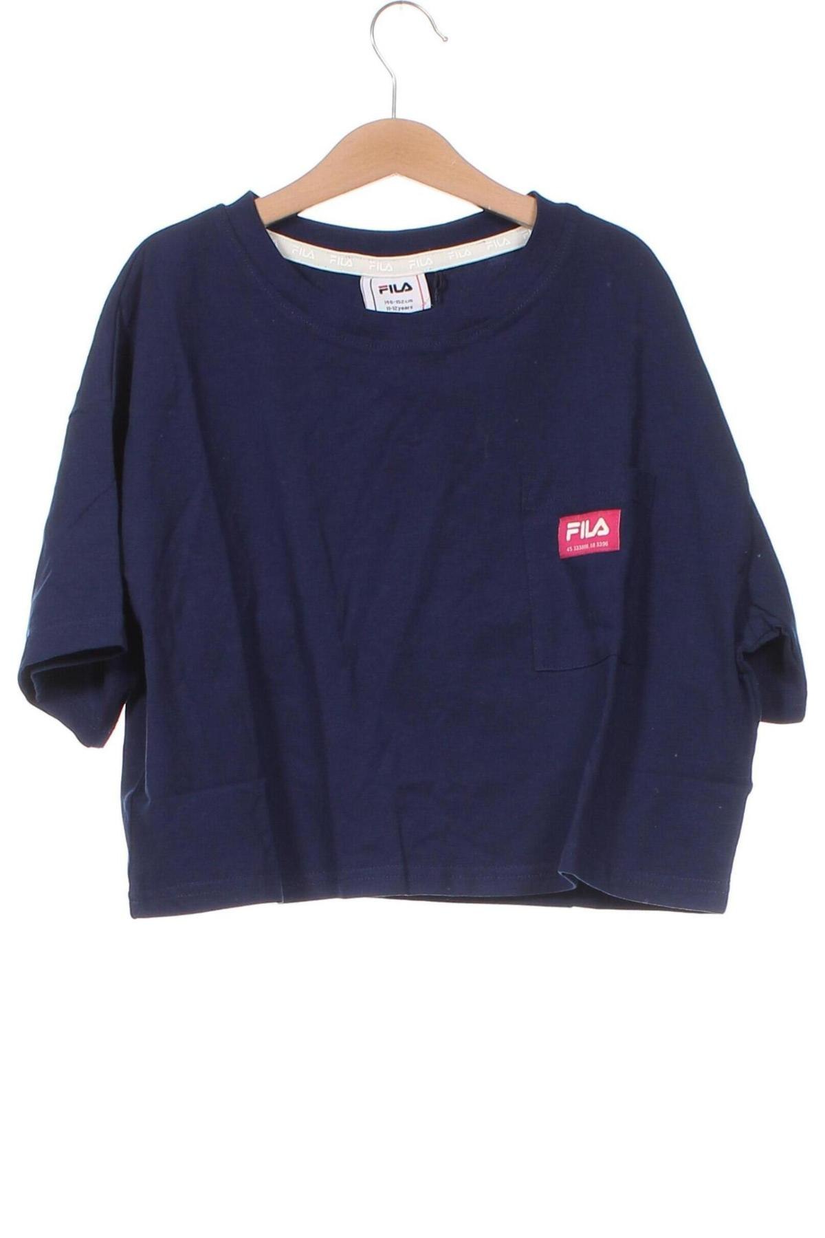 Παιδικό μπλουζάκι FILA, Μέγεθος 10-11y/ 146-152 εκ., Χρώμα Μπλέ, Τιμή 8,41 €