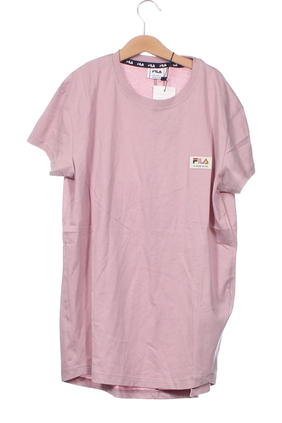 Детска тениска FILA, Размер 15-18y/ 170-176 см, Цвят Розов, Цена 51,00 лв.