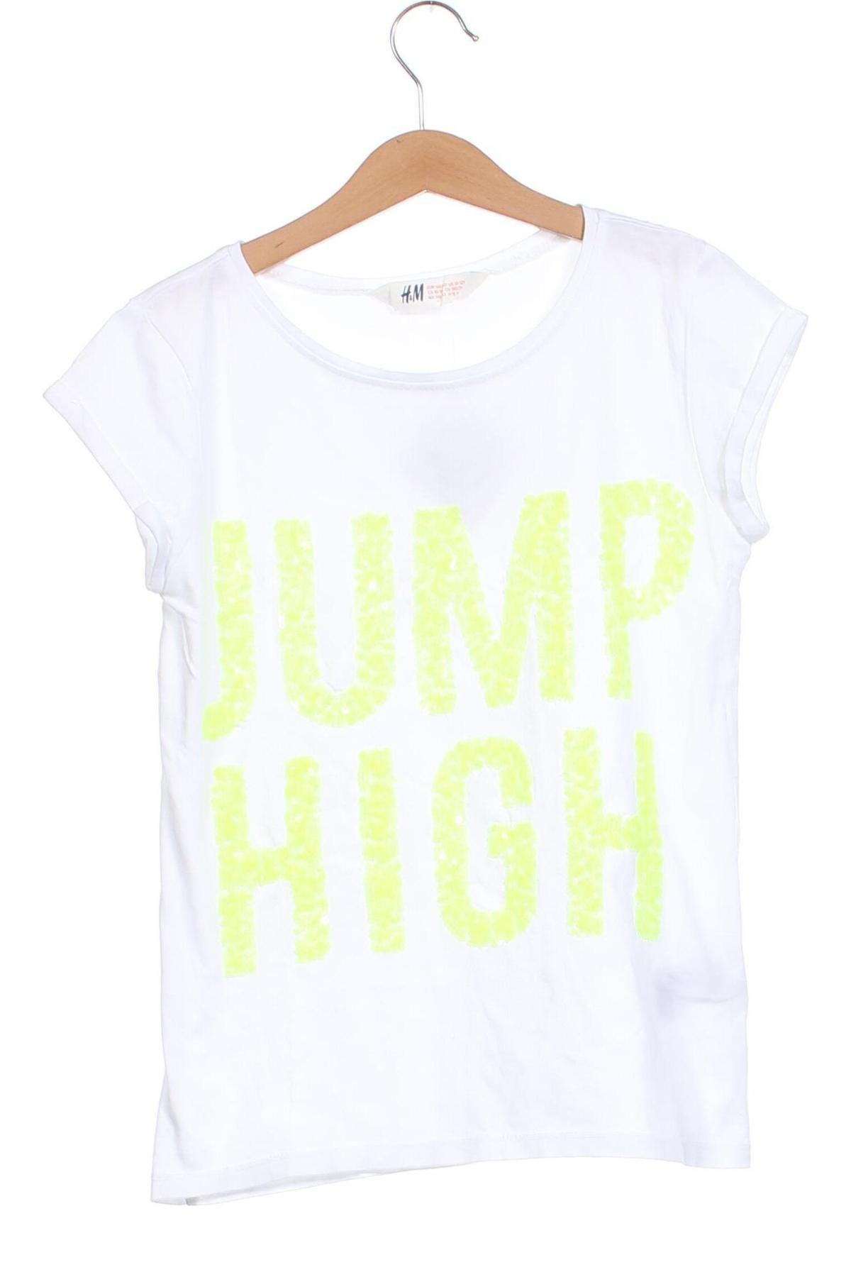 Kinder T-Shirt H&M, Größe 10-11y/ 146-152 cm, Farbe Weiß, Preis € 6,14