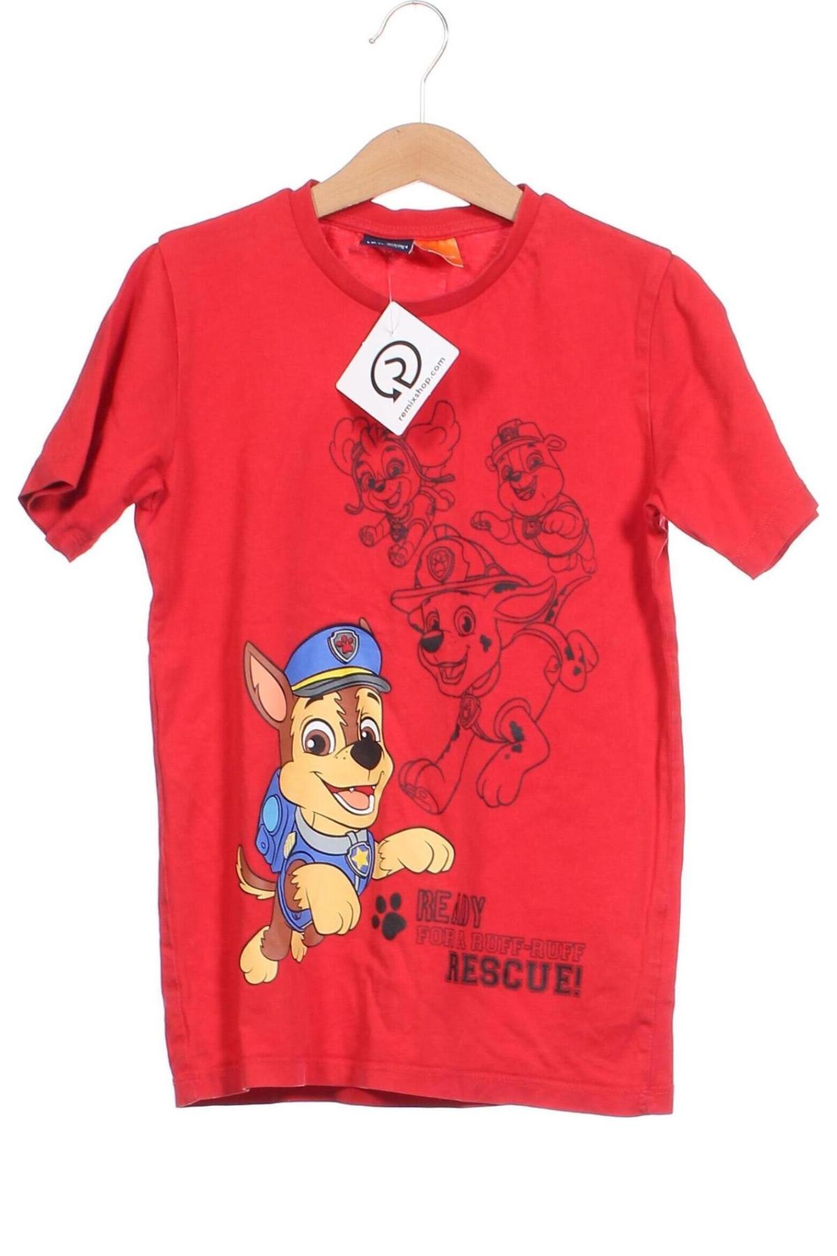 Dziecięcy T-shirt LC Waikiki, Rozmiar 7-8y/ 128-134 cm, Kolor Czerwony, Cena 27,59 zł