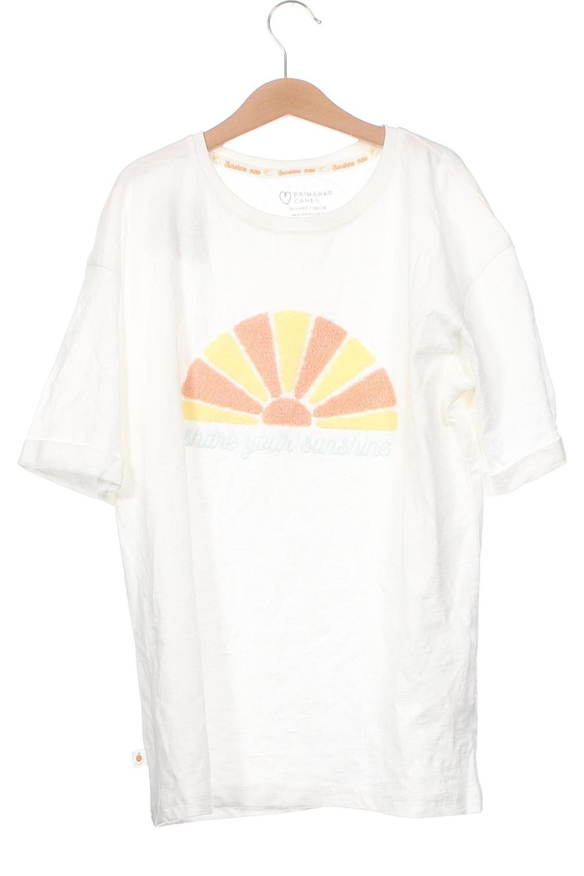 Kinder T-Shirt Primark, Größe 10-11y/ 146-152 cm, Farbe Weiß, Preis € 8,25