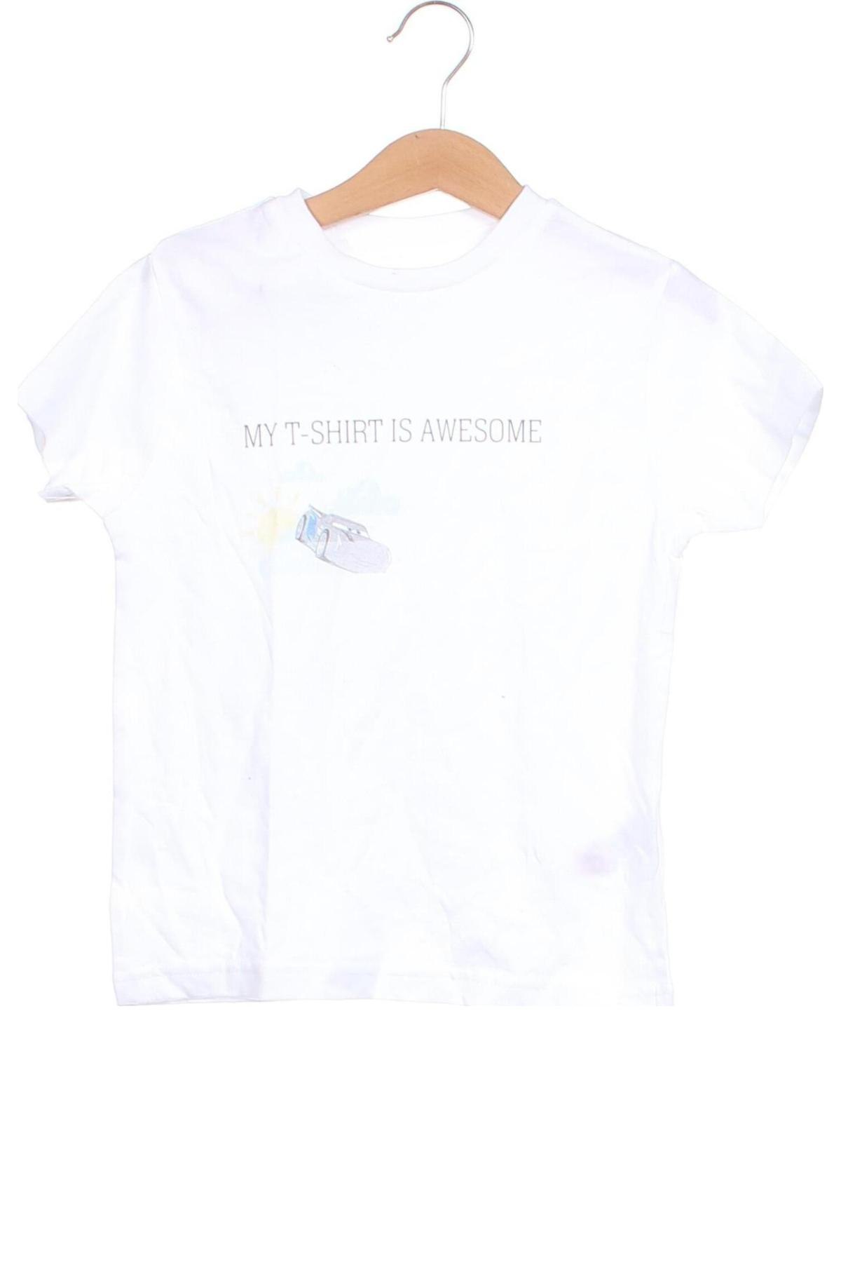 Kinder T-Shirt Primark, Größe 4-5y/ 110-116 cm, Farbe Weiß, Preis € 5,69