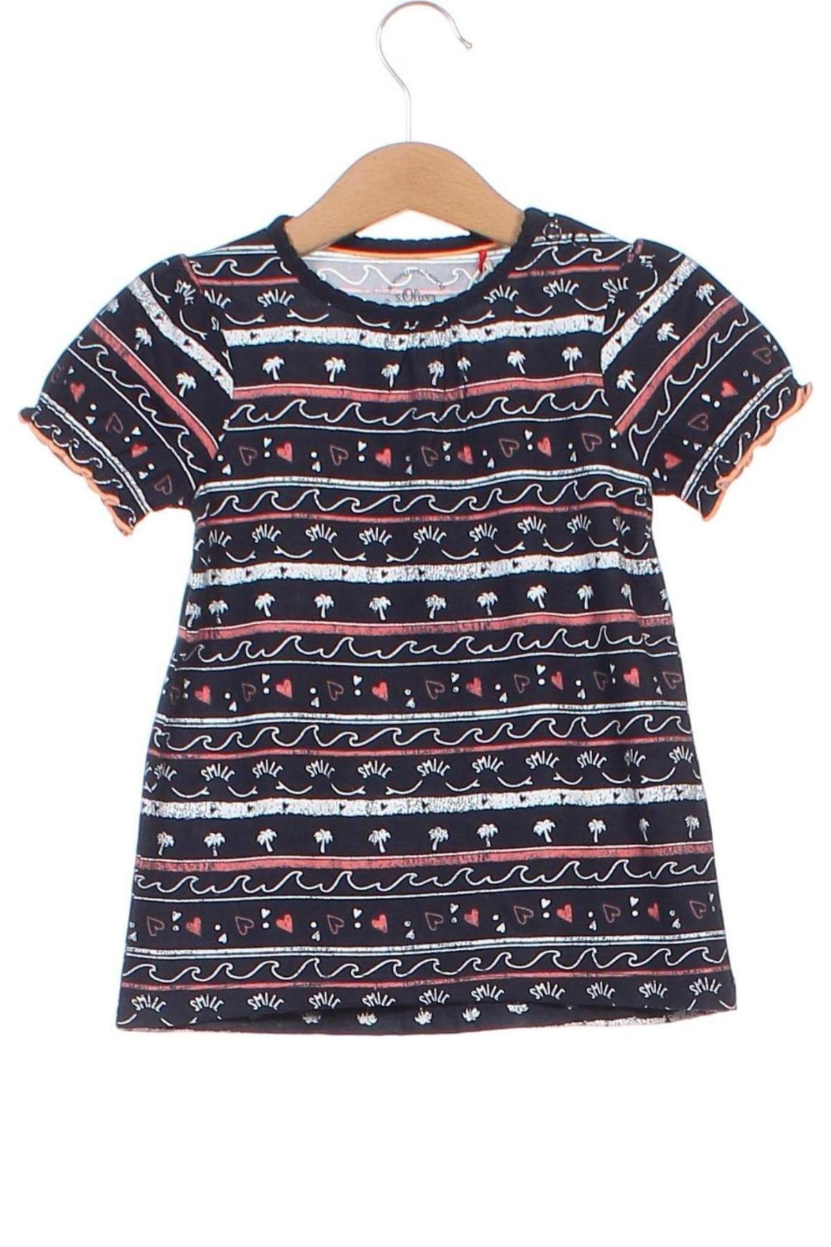 Детска тениска S.Oliver, Размер 18-24m/ 86-98 см, Цвят Многоцветен, Цена 33,00 лв.