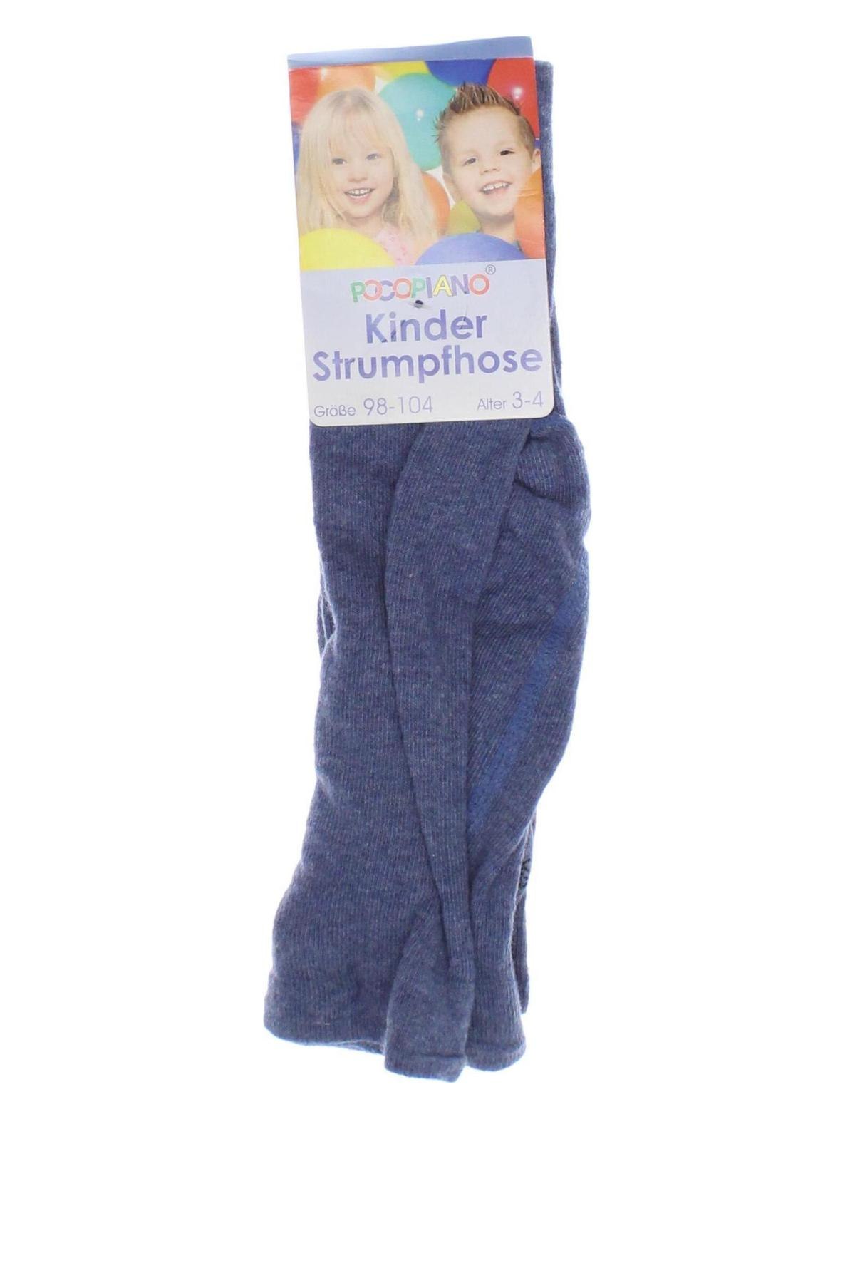 Kinder Socken Pocopiano, Größe 2-3y/ 98-104 cm, Farbe Blau, Preis 19,48 €