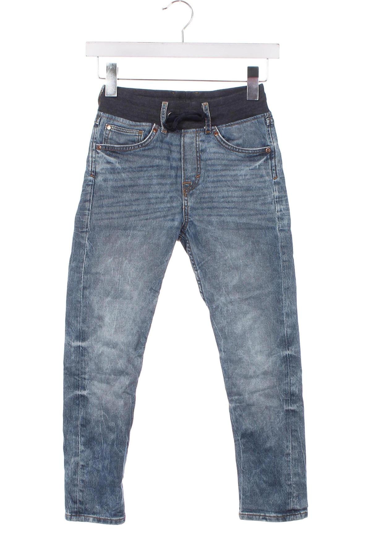 Dziecięce jeansy H&M, Rozmiar 8-9y/ 134-140 cm, Kolor Niebieski, Cena 102,35 zł