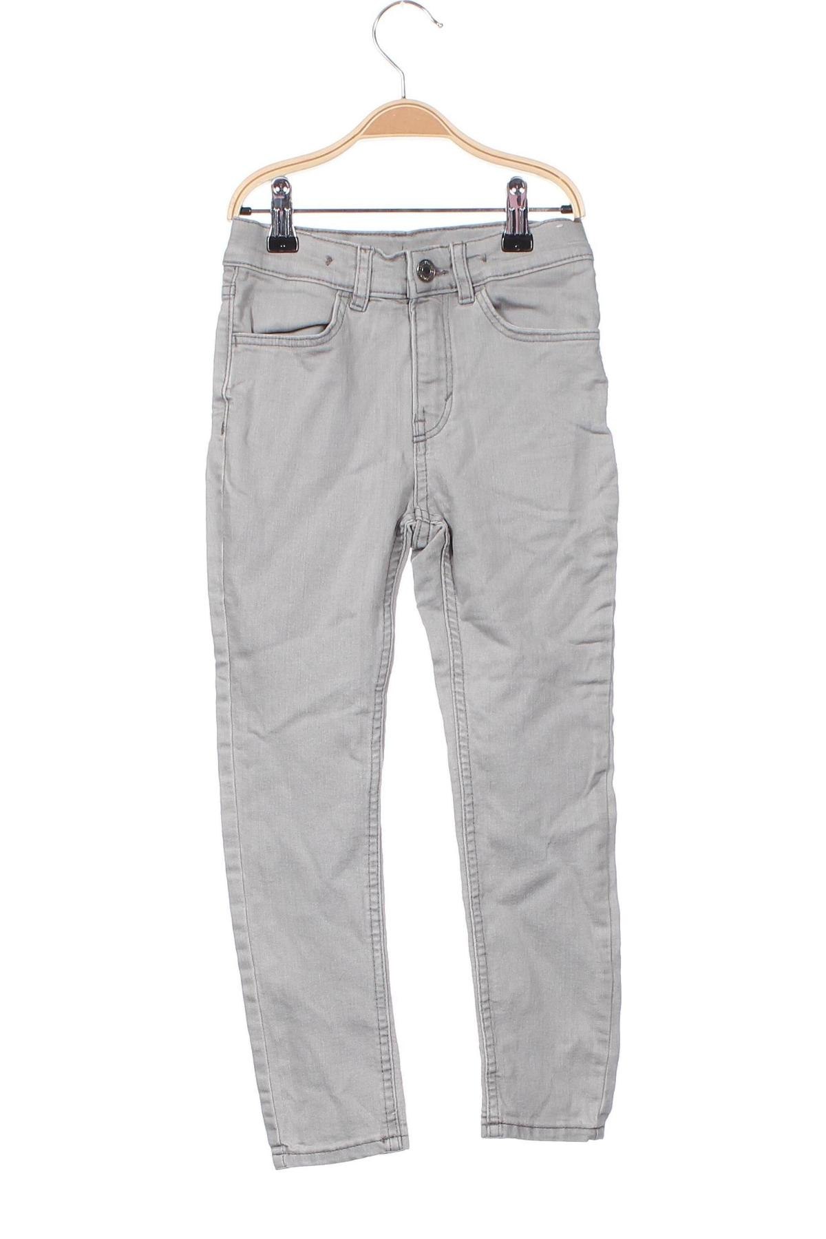 Dziecięce jeansy H&M, Rozmiar 5-6y/ 116-122 cm, Kolor Szary, Cena 33,78 zł