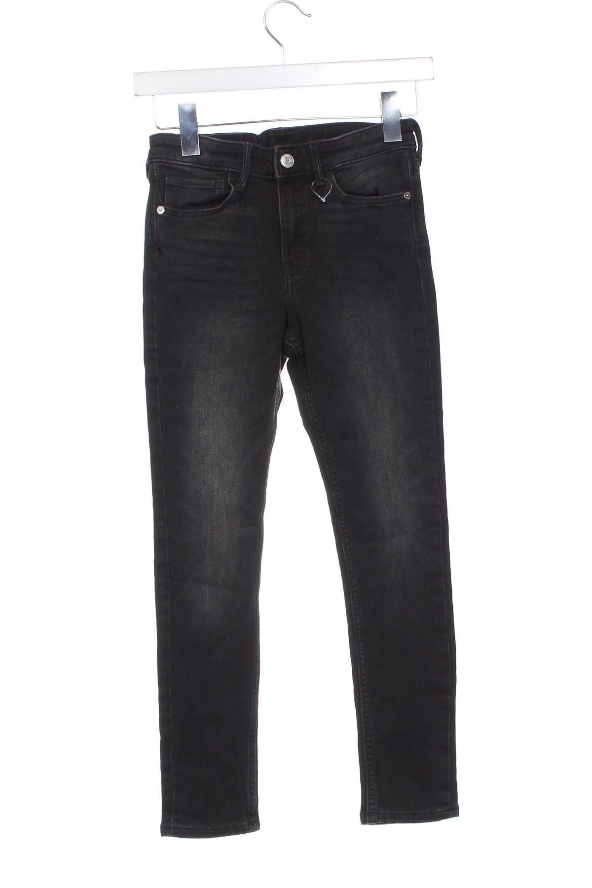 Dziecięce jeansy H&M, Rozmiar 9-10y/ 140-146 cm, Kolor Czarny, Cena 102,35 zł
