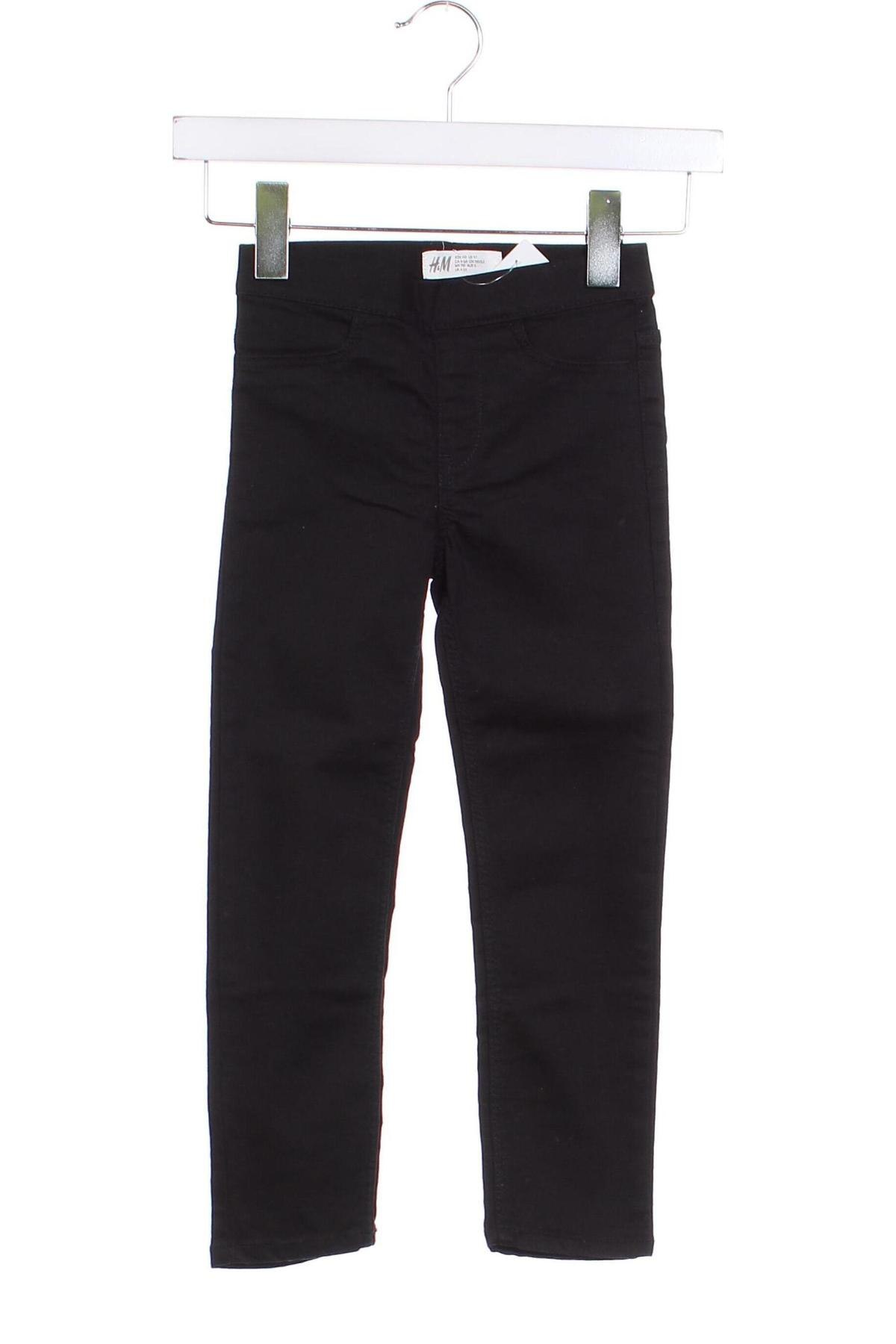 Dziecięce jeansy H&M, Rozmiar 4-5y/ 110-116 cm, Kolor Czarny, Cena 36,00 zł