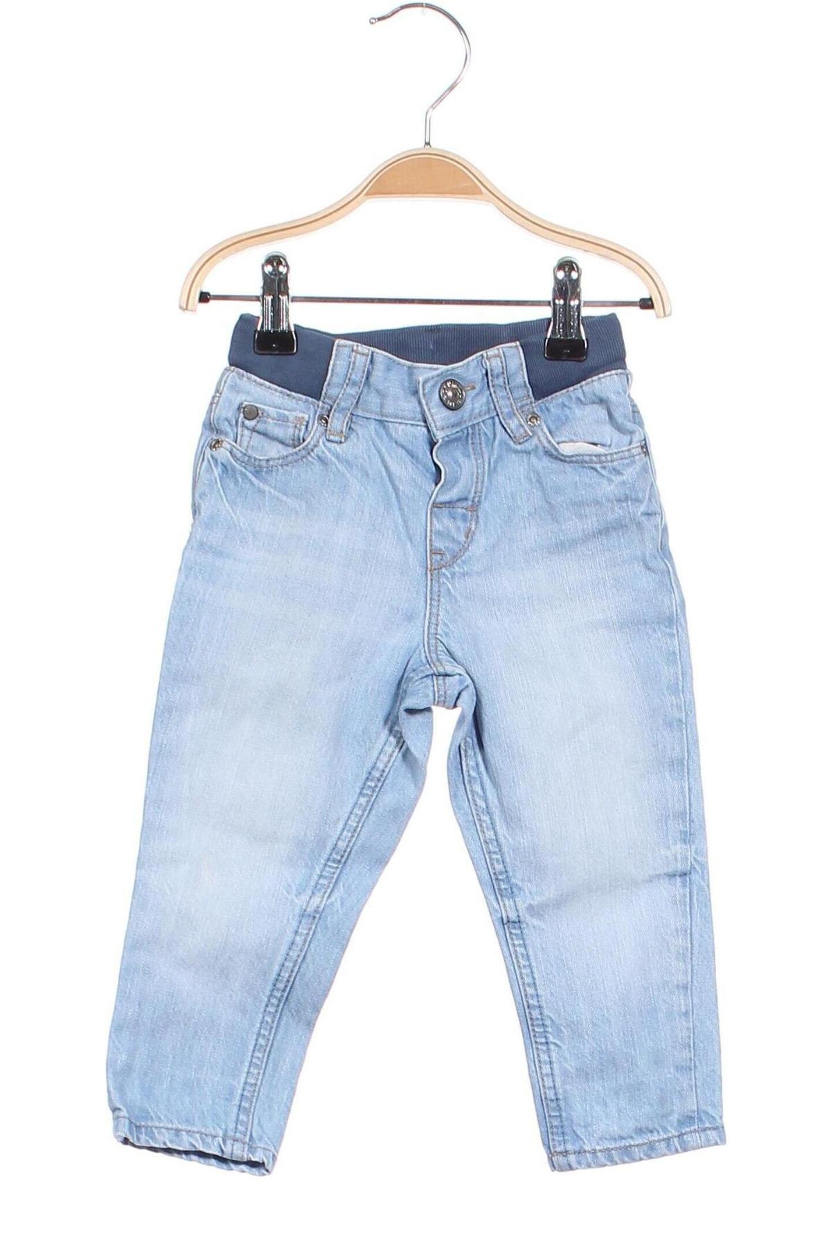 Dziecięce jeansy H&M, Rozmiar 12-18m/ 80-86 cm, Kolor Niebieski, Cena 37,52 zł