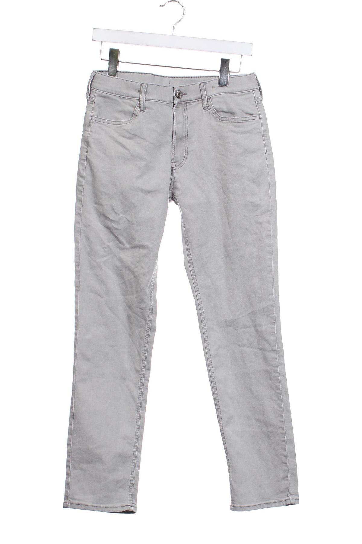Dziecięce jeansy H&M, Rozmiar 15-18y/ 170-176 cm, Kolor Szary, Cena 16,38 zł