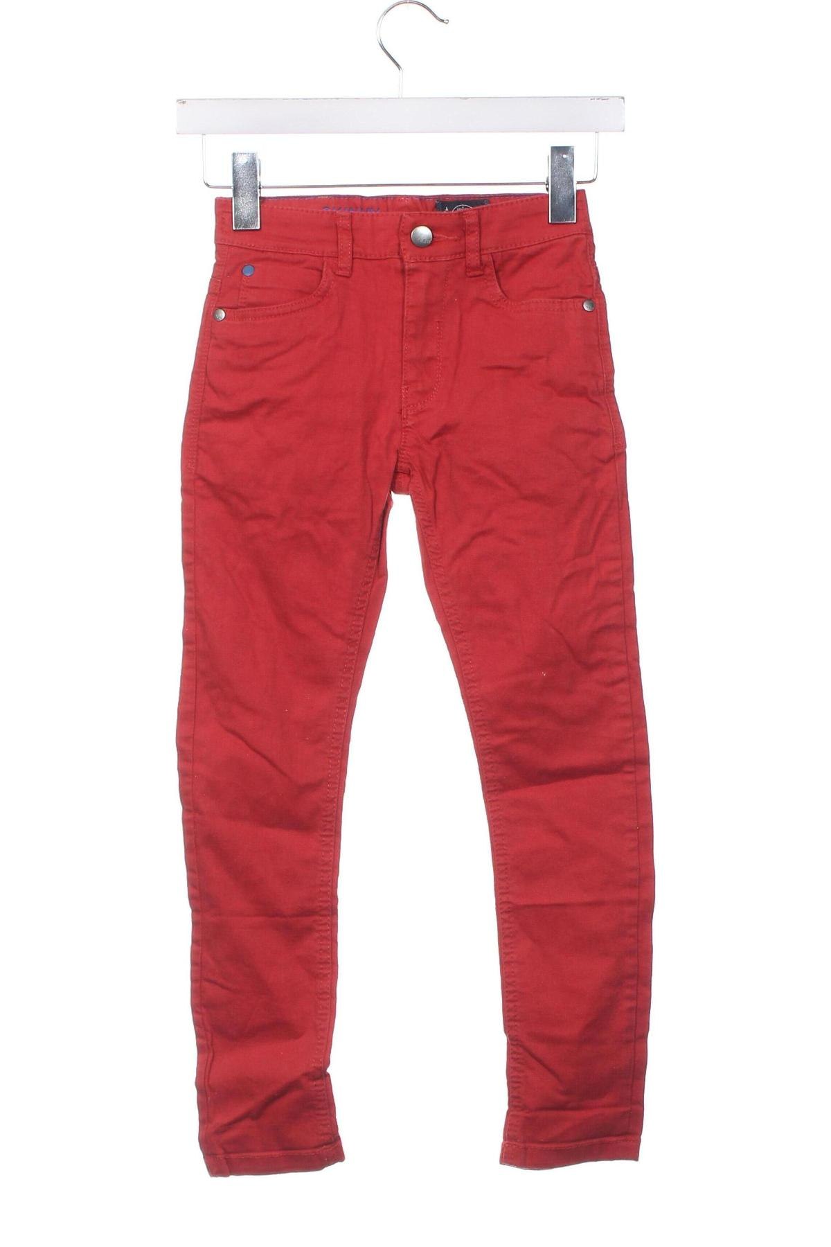 Dziecięce jeansy Next, Rozmiar 6-7y/ 122-128 cm, Kolor Czerwony, Cena 95,96 zł