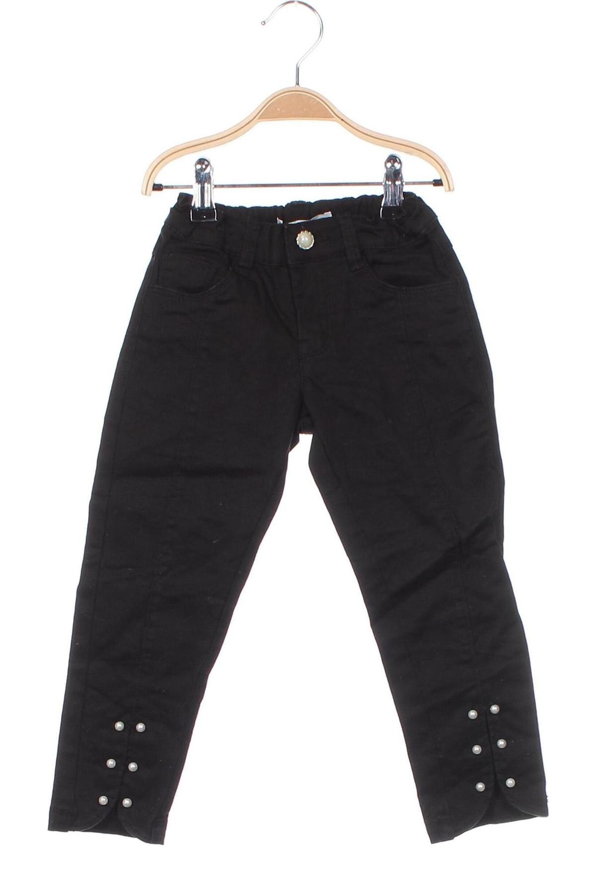 Dziecięce jeansy Piazza Italia, Rozmiar 3-4y/ 104-110 cm, Kolor Czarny, Cena 35,82 zł