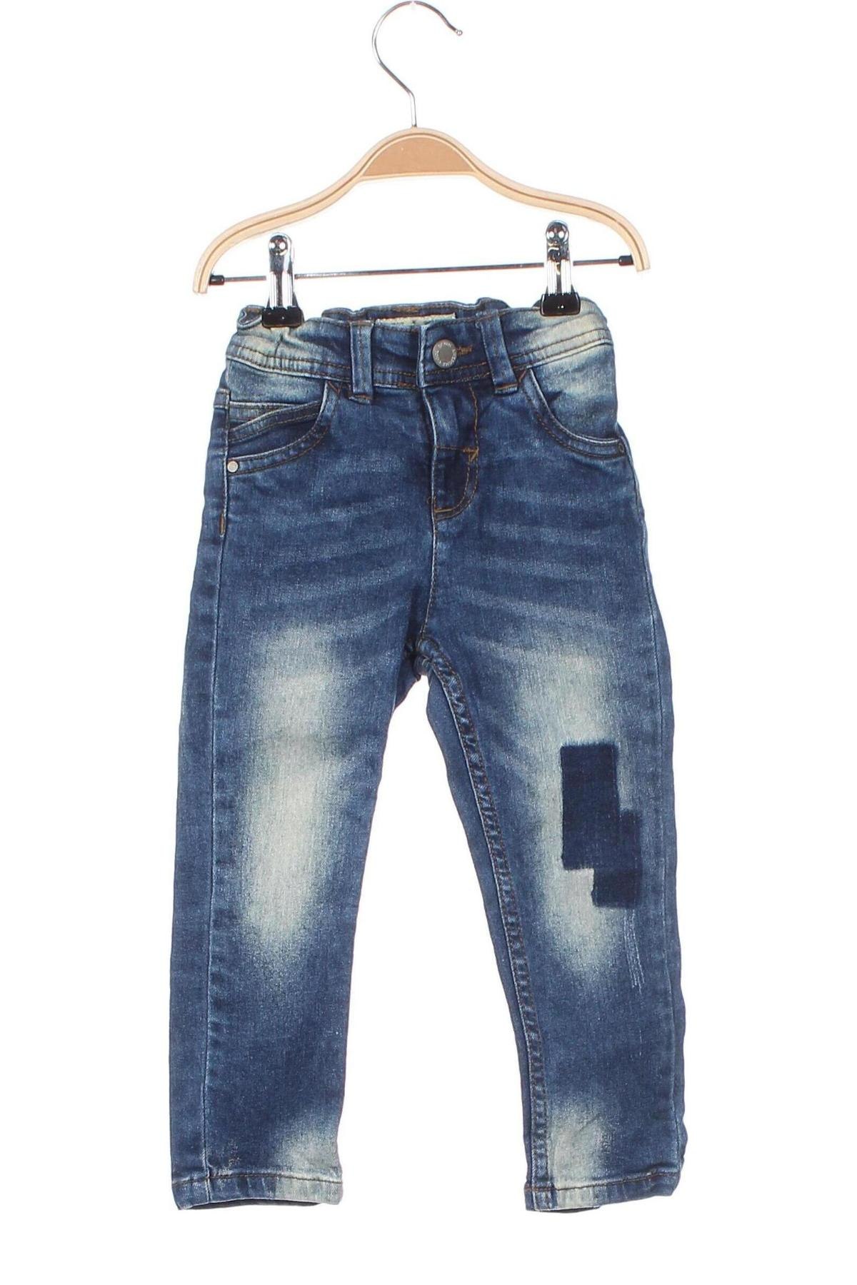 Dziecięce jeansy Poco Loco, Rozmiar 18-24m/ 86-98 cm, Kolor Niebieski, Cena 15,35 zł
