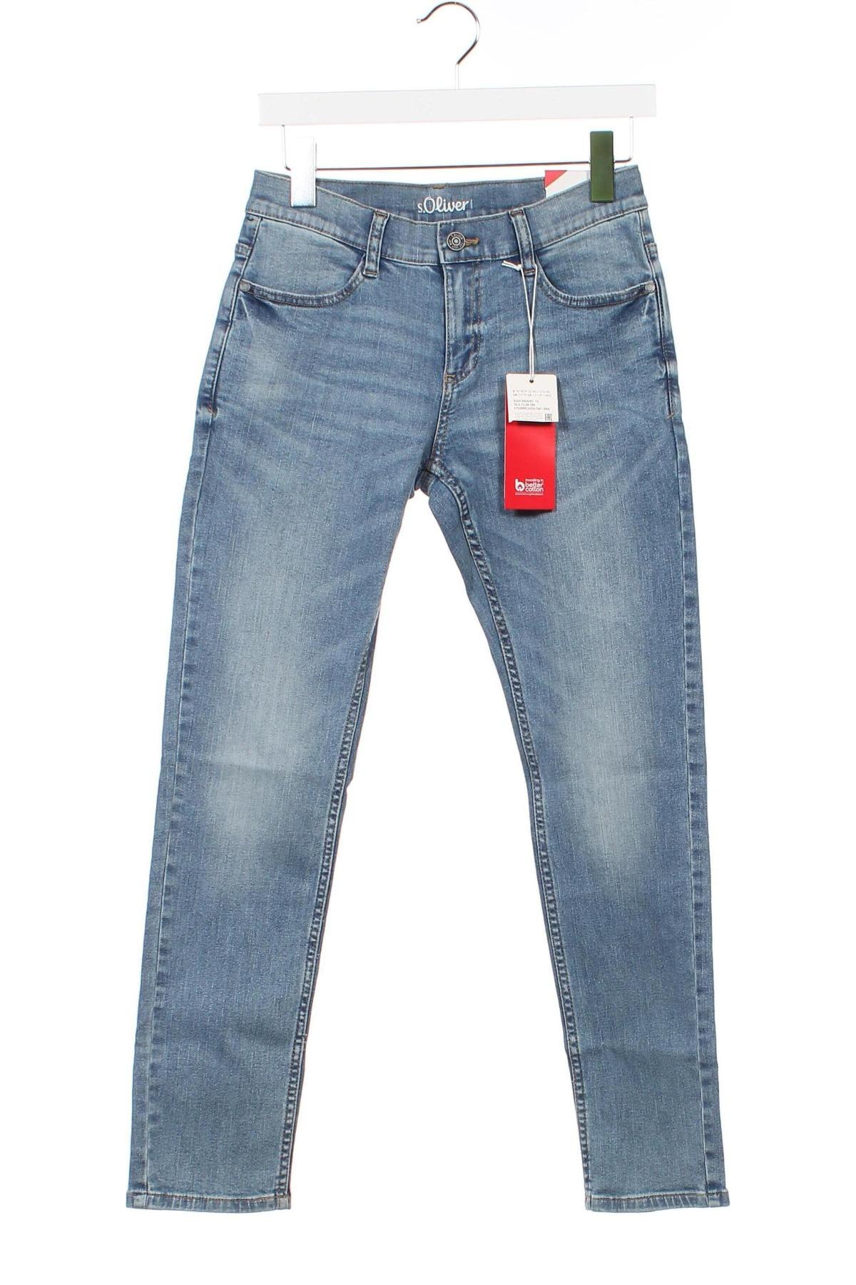 Kinderjeans S.Oliver, Größe 12-13y/ 158-164 cm, Farbe Blau, Preis 11,57 €