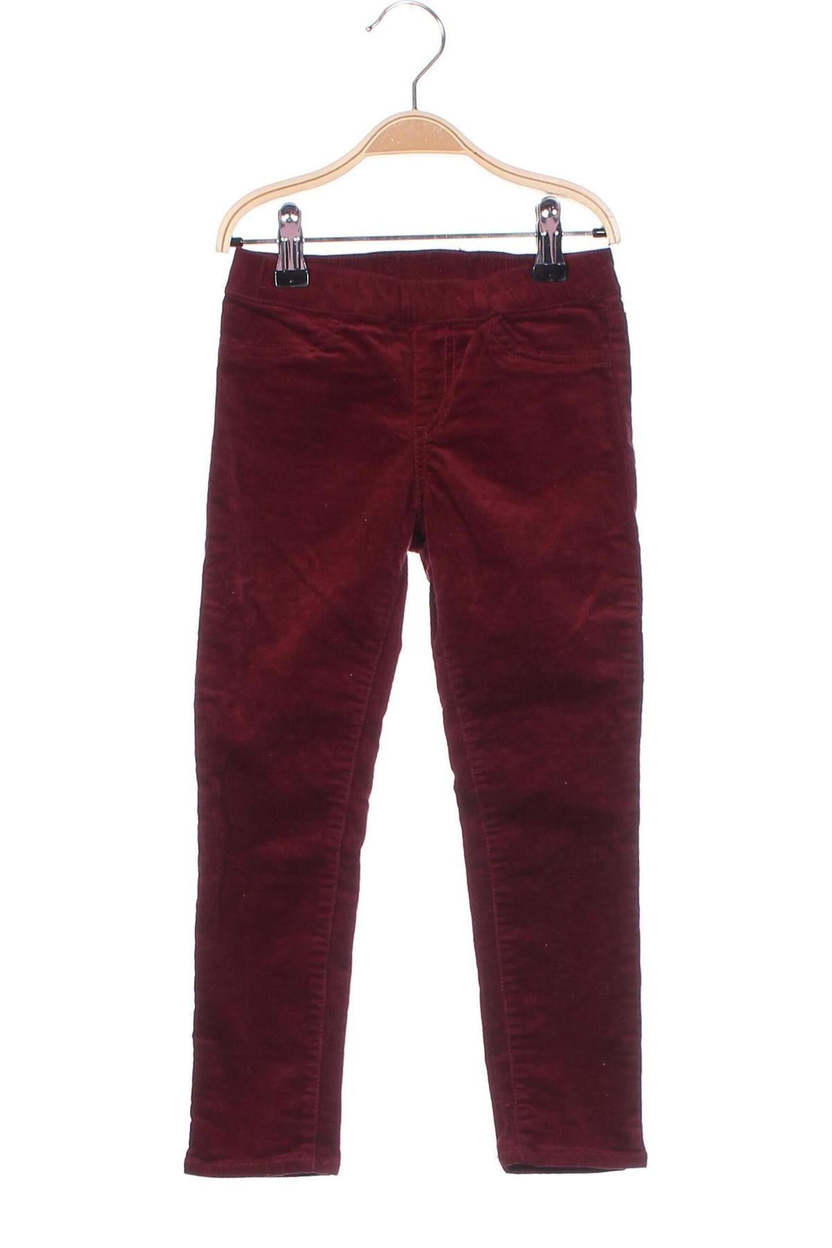 Παιδικό κοτλέ παντελόνι H&M, Μέγεθος 3-4y/ 104-110 εκ., Χρώμα Κόκκινο, Τιμή 5,52 €