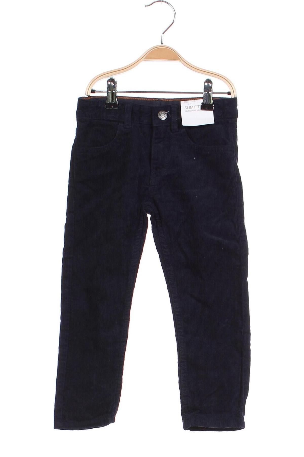 Παιδικό κοτλέ παντελόνι H&M, Μέγεθος 3-4y/ 104-110 εκ., Χρώμα Μπλέ, Τιμή 8,16 €