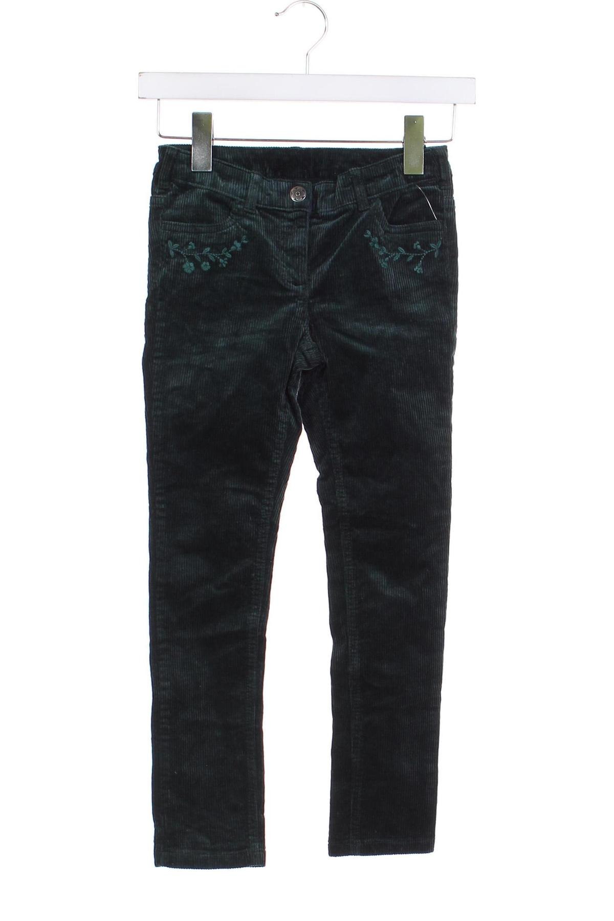 Pantaloni de catifea reiată, pentru copii Palomino, Mărime 6-7y/ 122-128 cm, Culoare Verde, Preț 20,72 Lei