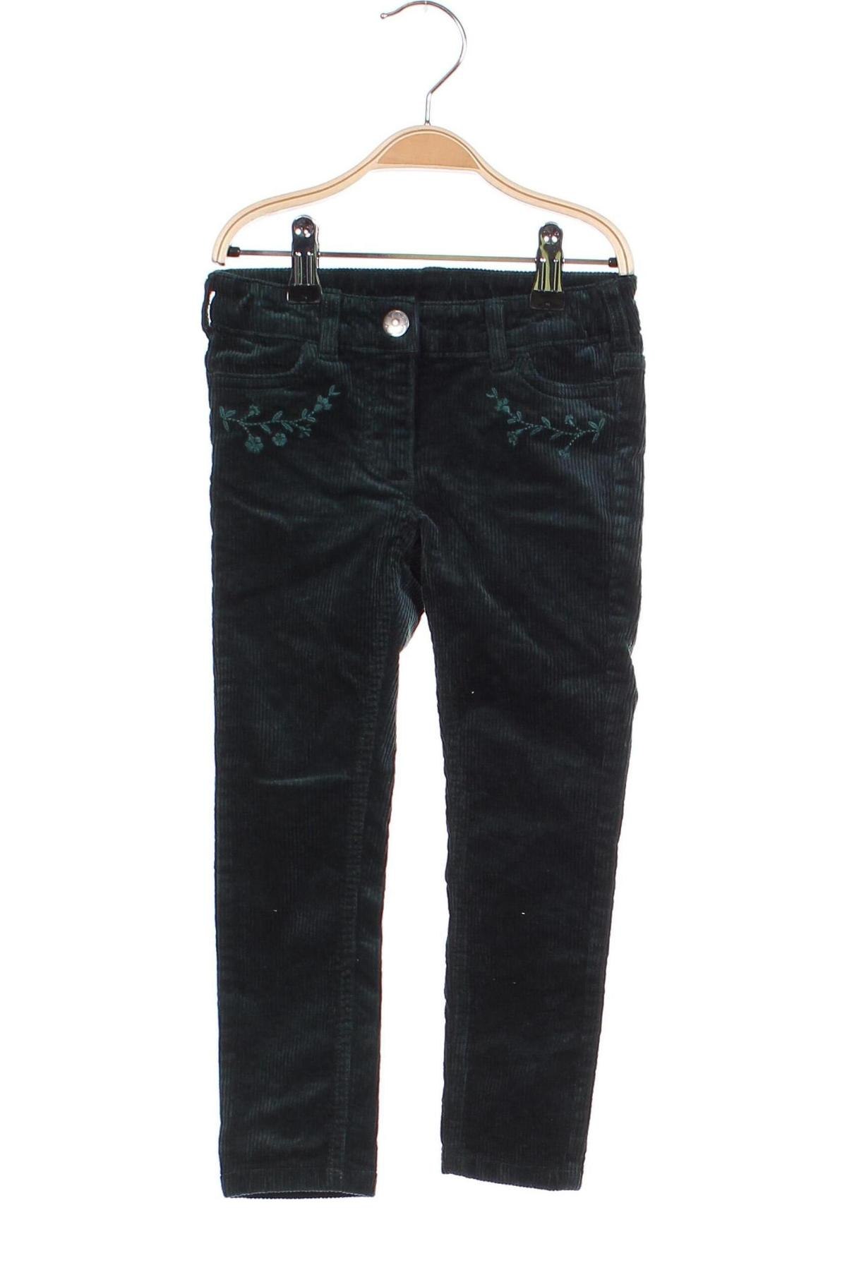Pantaloni de catifea reiată, pentru copii Palomino, Mărime 2-3y/ 98-104 cm, Culoare Verde, Preț 69,08 Lei