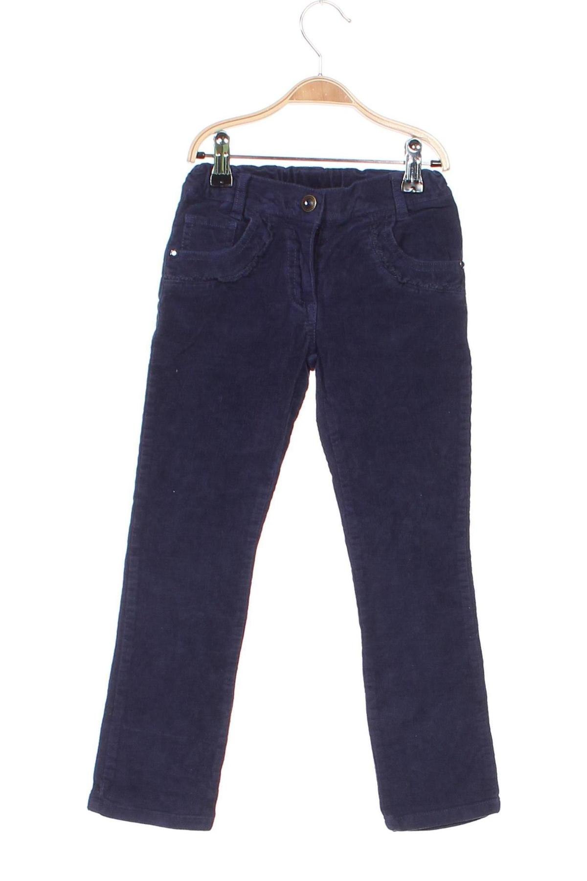 Pantaloni de catifea reiată, pentru copii Topolino, Mărime 4-5y/ 110-116 cm, Culoare Albastru, Preț 24,18 Lei