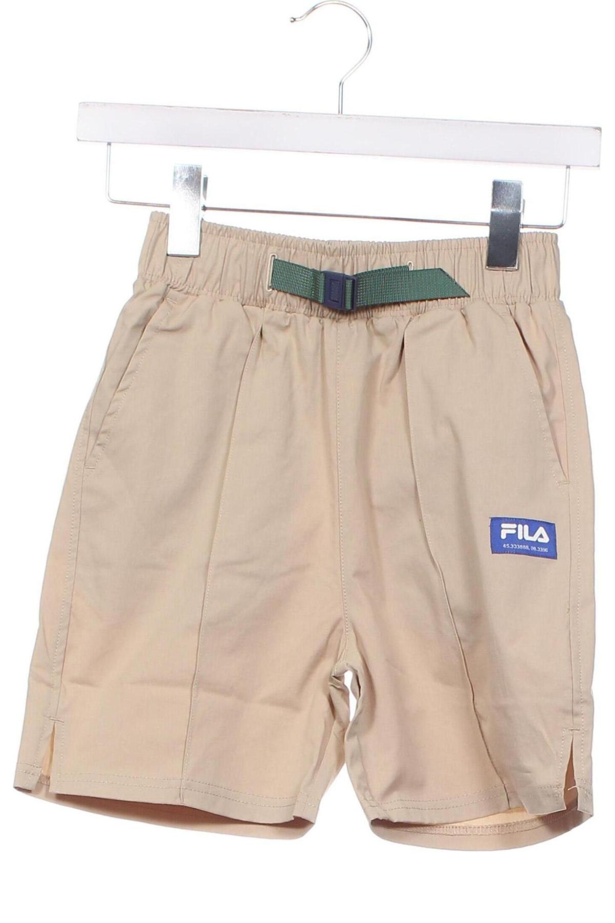 Παιδικό κοντό παντελόνι FILA, Μέγεθος 8-9y/ 134-140 εκ., Χρώμα  Μπέζ, Τιμή 11,56 €