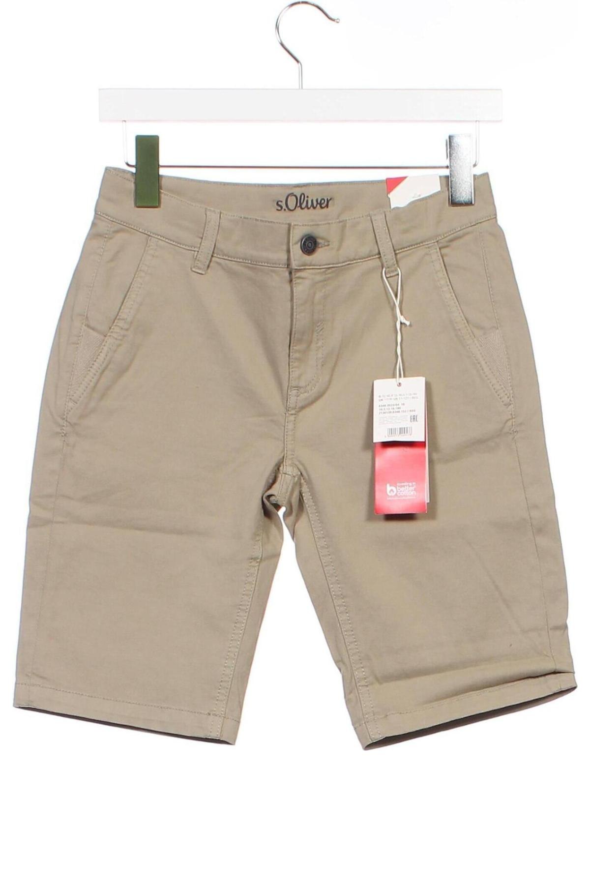 Dětské krátké kalhoty  S.Oliver, Velikost 11-12y/ 152-158 cm, Barva Béžová, Cena  236,00 Kč