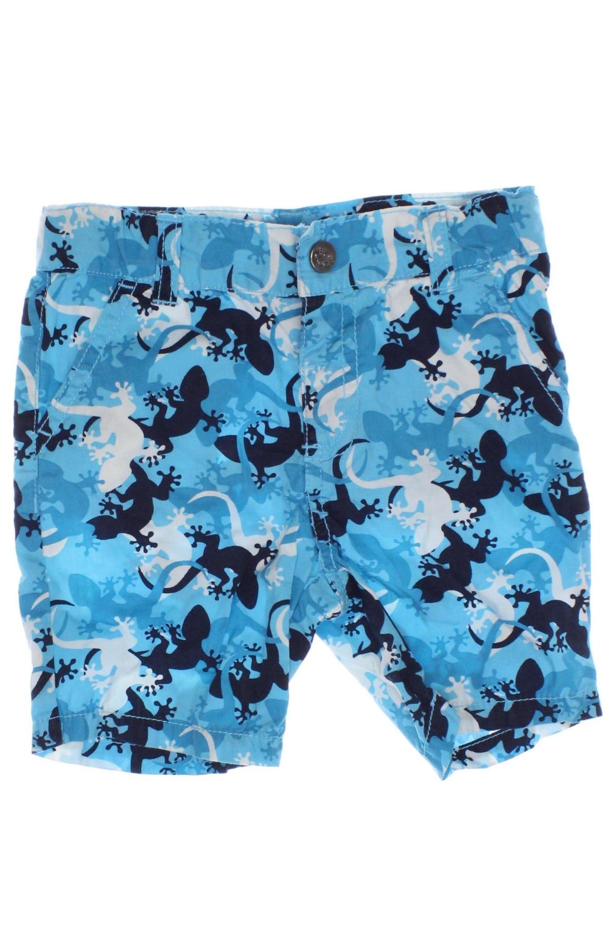 Pantaloni scurți pentru copii Topomini, Mărime 6-9m/ 68-74 cm, Culoare Albastru, Preț 15,36 Lei