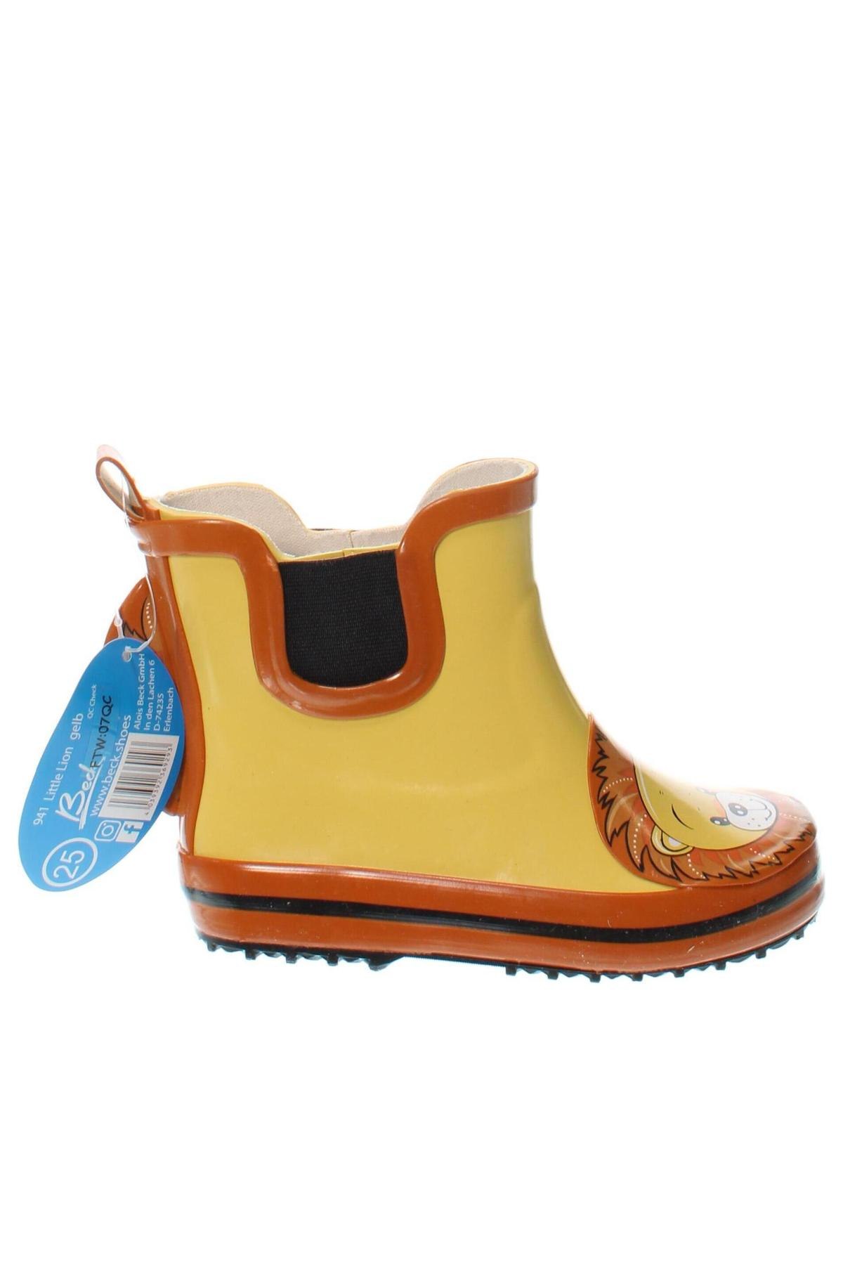 Dětské boty  Beck, Velikost 25, Barva Žlutá, Cena  638,00 Kč