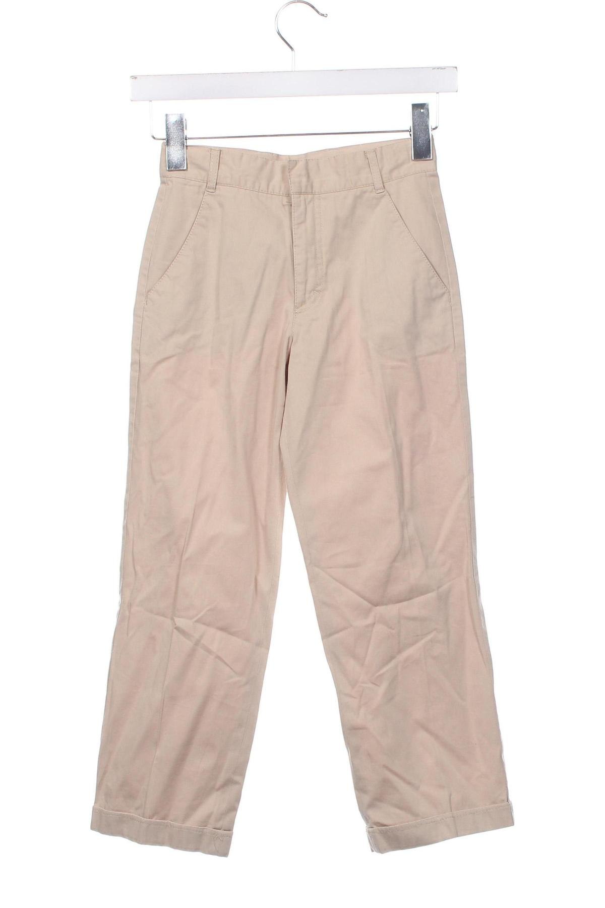 Детски панталон, Размер 7-8y/ 128-134 см, Цвят Бежов, Цена 21,00 лв.