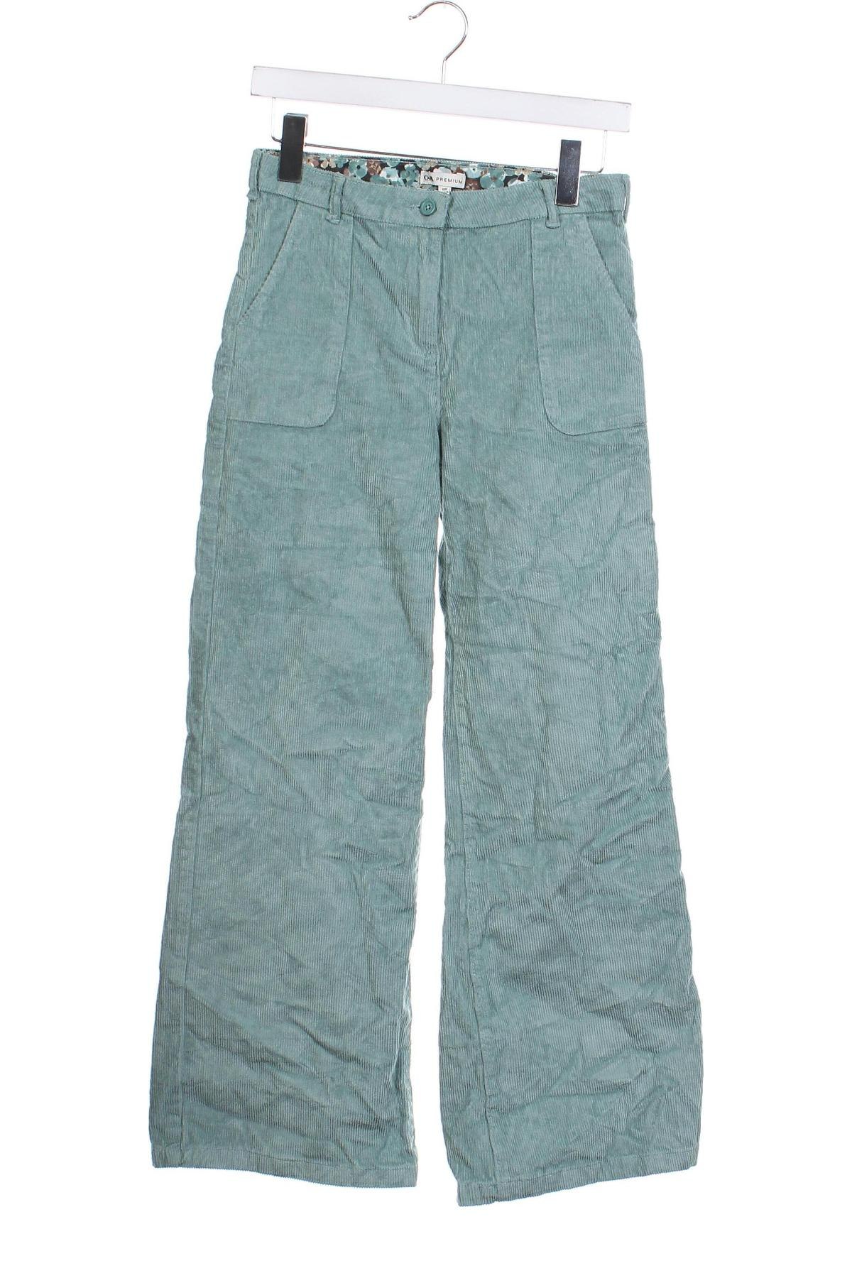 Детски панталон C&A, Размер 12-13y/ 158-164 см, Цвят Зелен, Цена 6,30 лв.