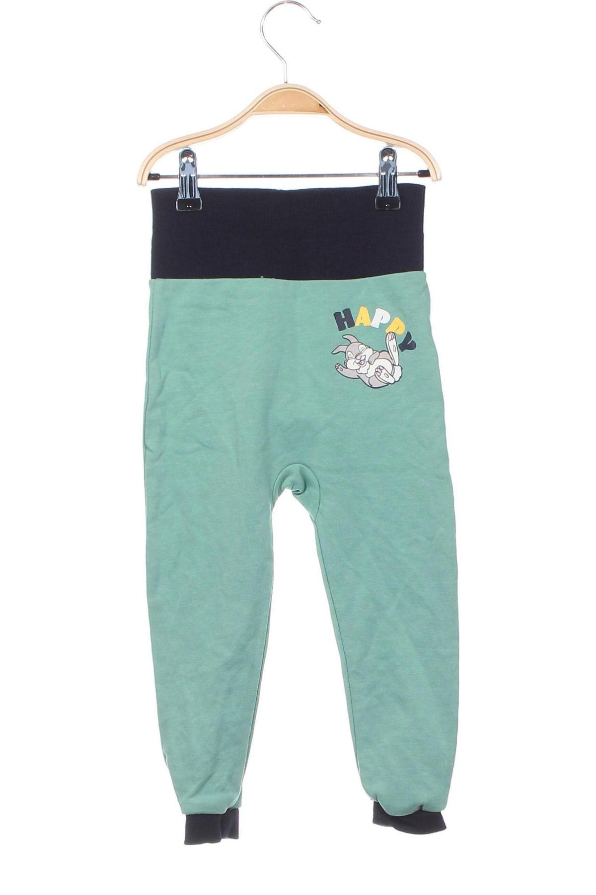 Детски панталон Disney, Размер 18-24m/ 86-98 см, Цвят Зелен, Цена 21,00 лв.