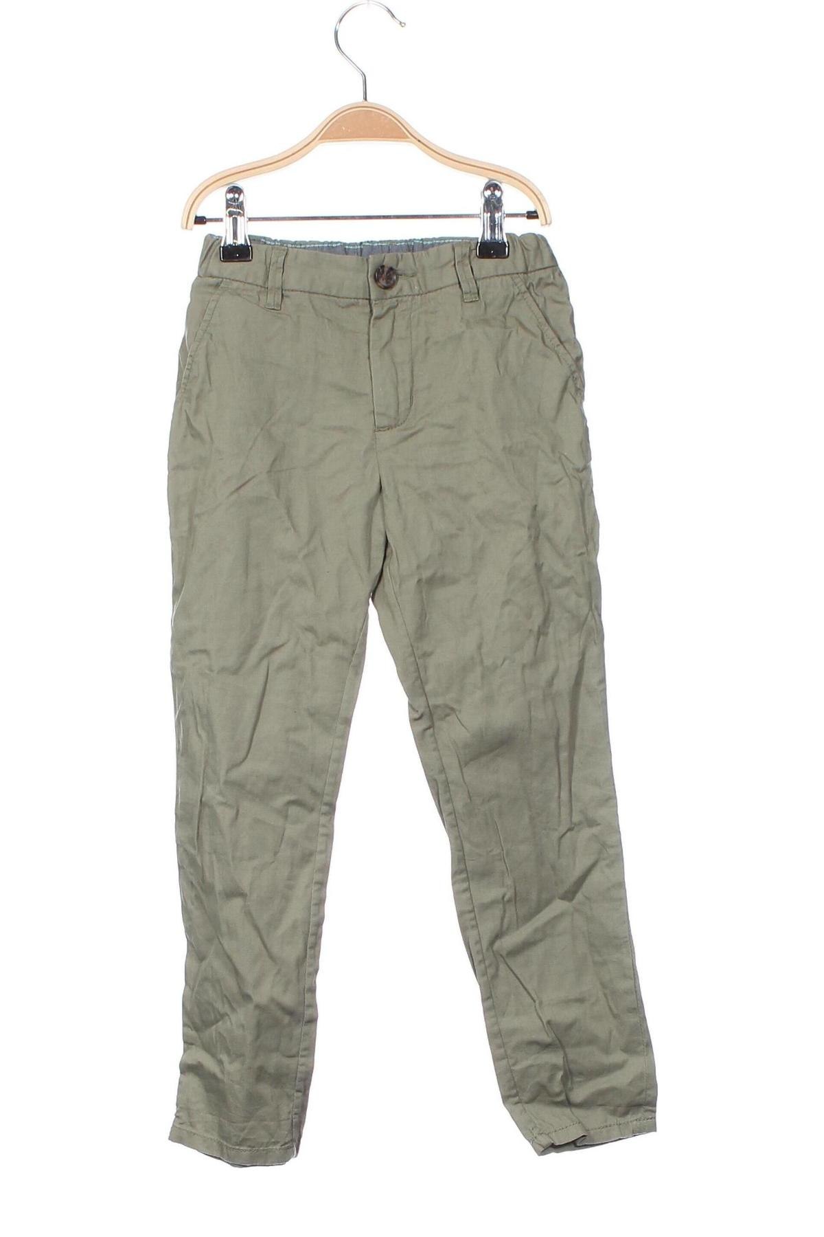 Dziecięce spodnie H&M, Rozmiar 4-5y/ 110-116 cm, Kolor Zielony, Cena 67,17 zł