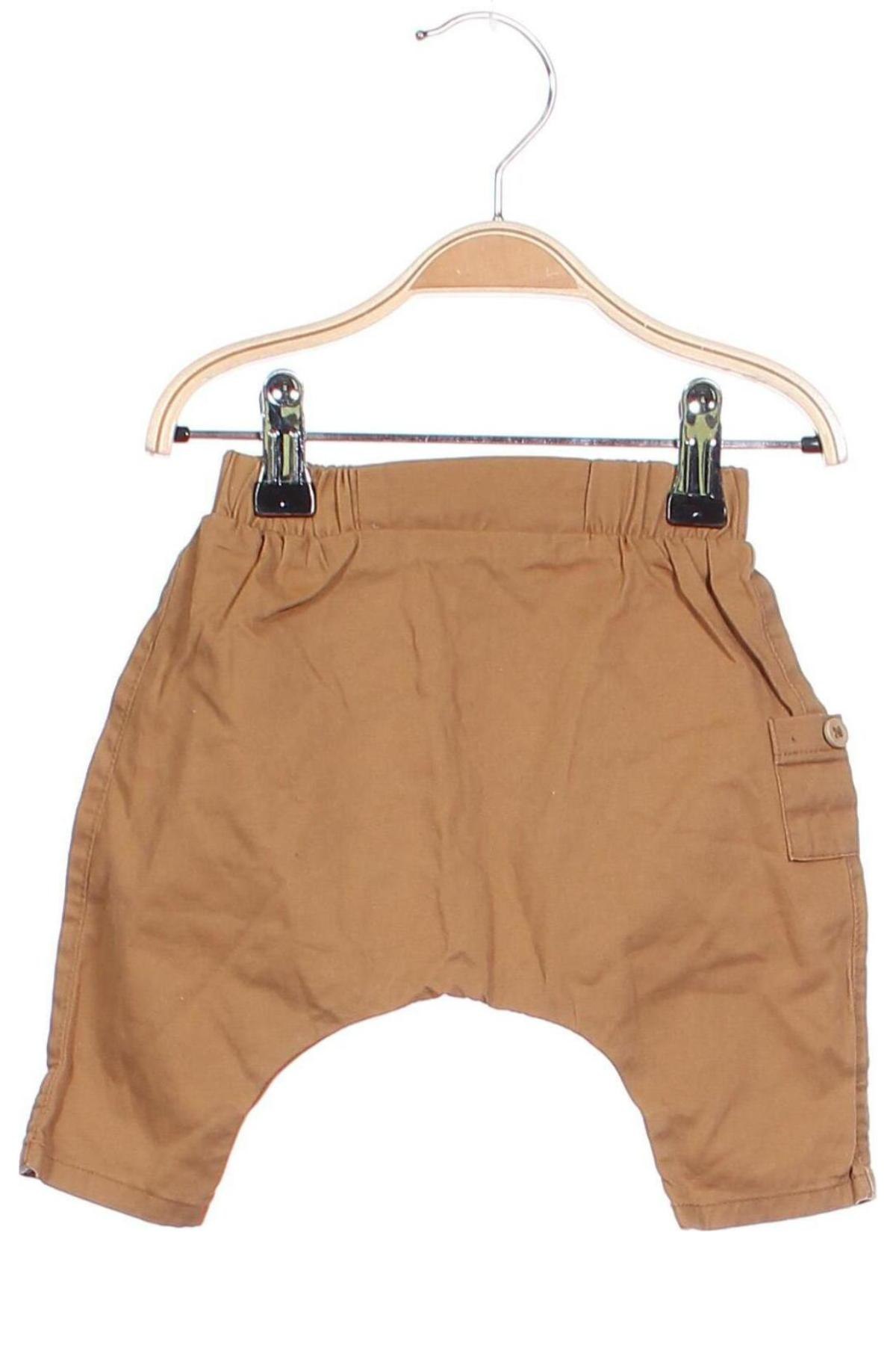 Dziecięce spodnie H&M, Rozmiar 1-2m/ 50-56 cm, Kolor Brązowy, Cena 25,23 zł