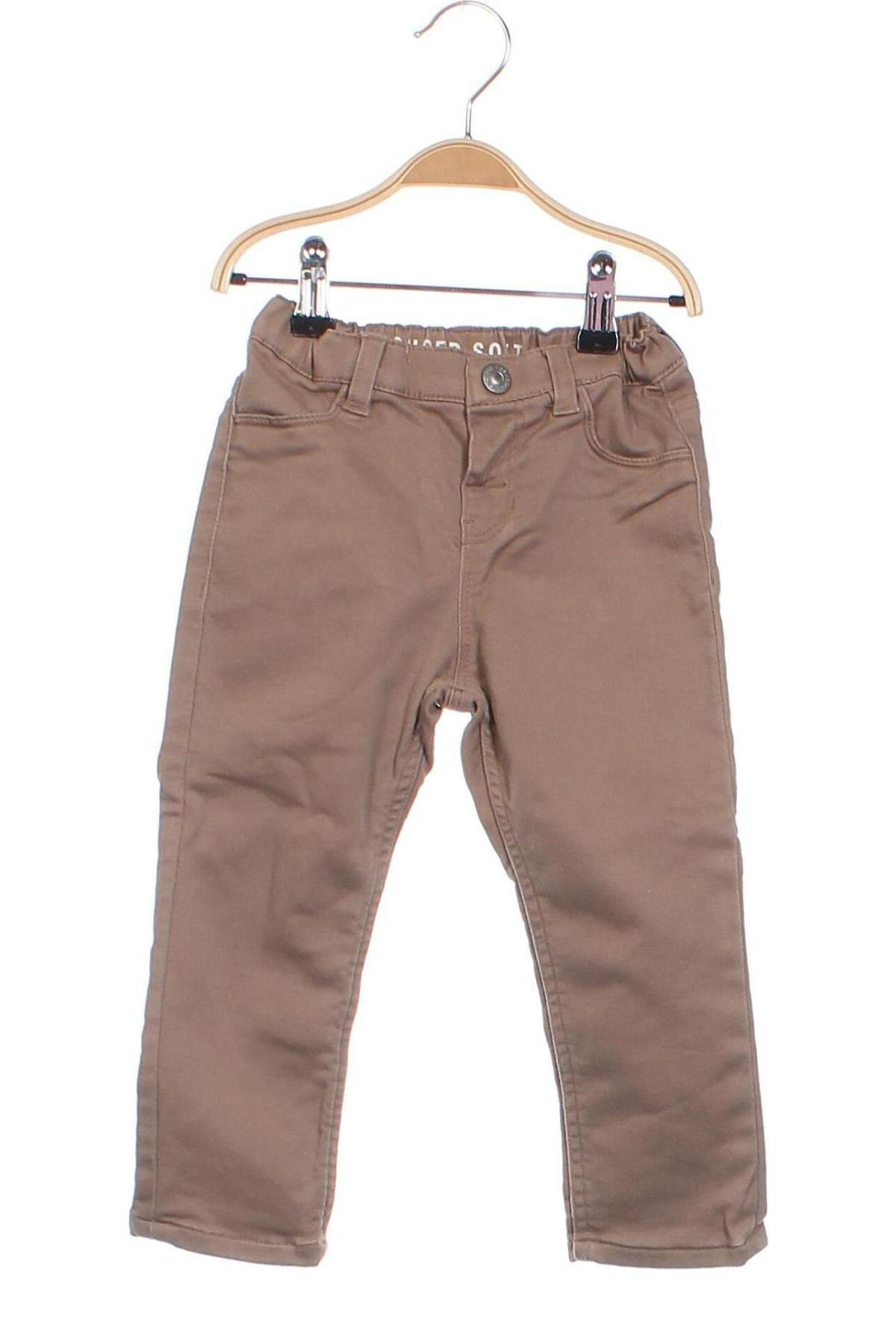Pantaloni pentru copii H&M, Mărime 18-24m/ 86-98 cm, Culoare Bej, Preț 25,92 Lei