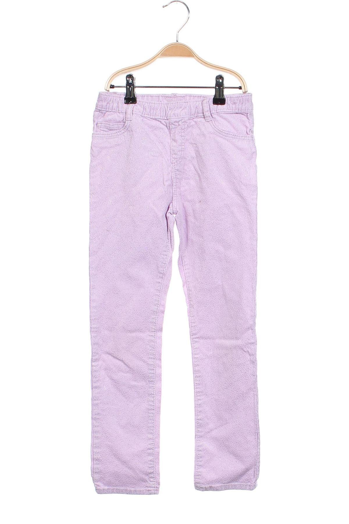 Dziecięce spodnie H&M, Rozmiar 7-8y/ 128-134 cm, Kolor Fioletowy, Cena 67,17 zł