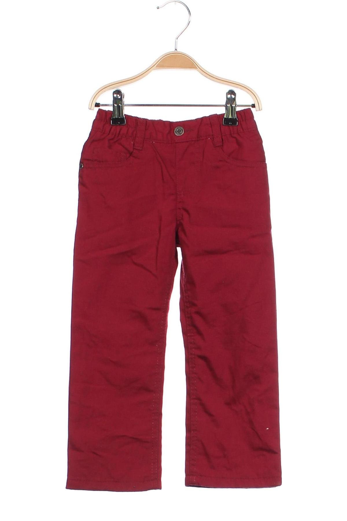 Pantaloni pentru copii Lupilu, Mărime 18-24m/ 86-98 cm, Culoare Roșu, Preț 13,82 Lei