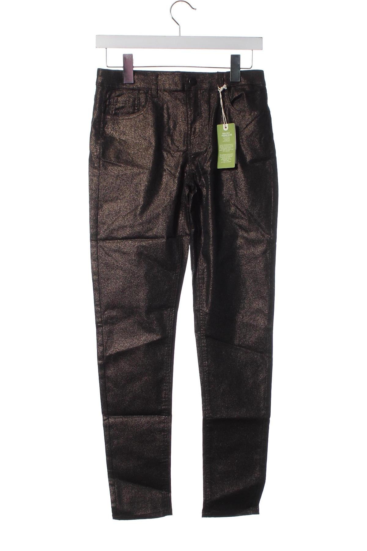 Детски панталон Oviesse, Размер 13-14y/ 164-168 см, Цвят Златист, Цена 6,93 лв.